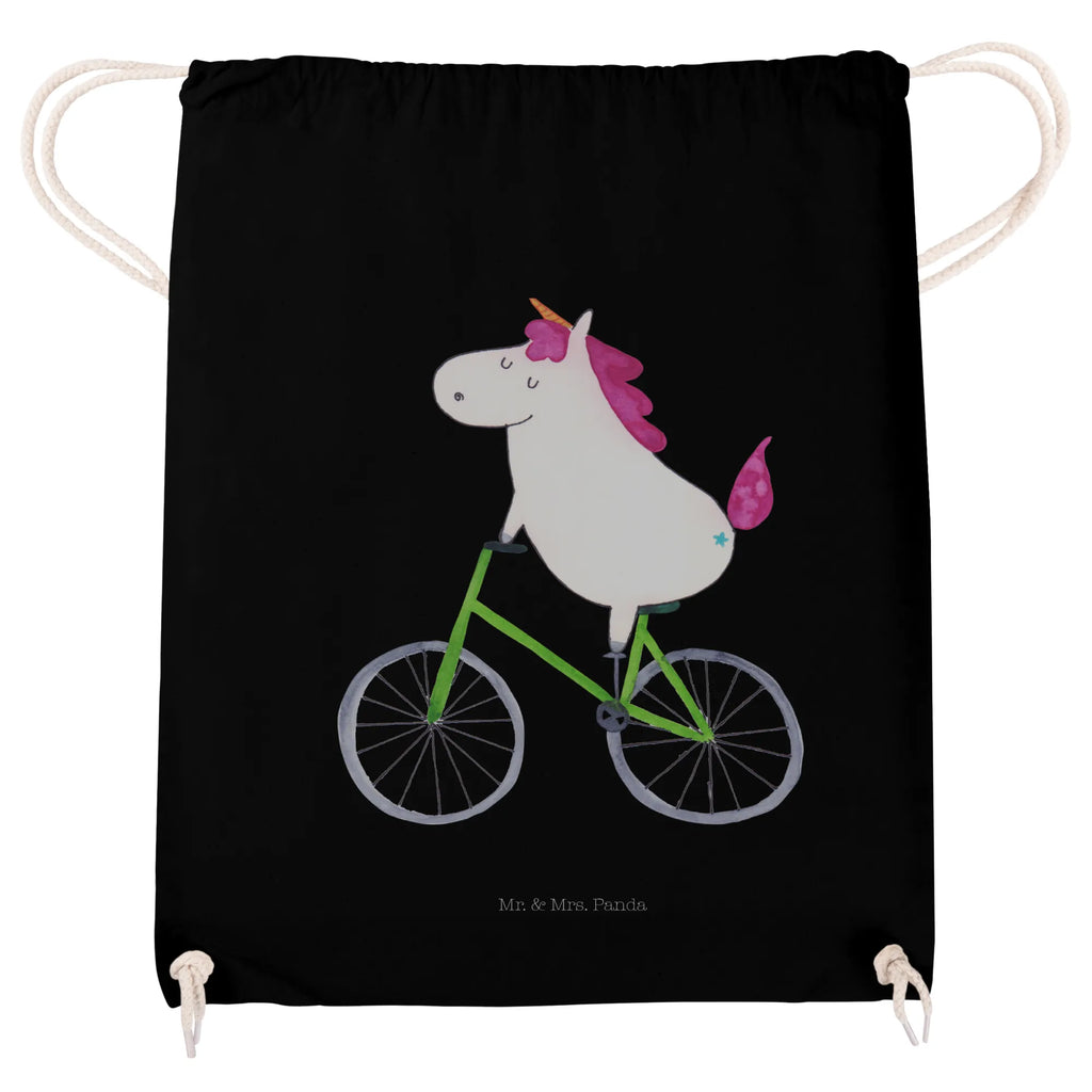 Drawstring bag unicorn cyclist jute bag, sports bag, bag, gym bag, carrier bag, hipster, unicorn, unicorns, confetti, bike, luxury problem, fairy dust, grief, present, wheel, love affliction, cycling, cyclist gift