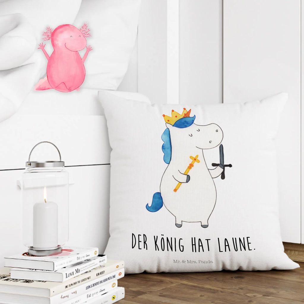 Cushion unicorn king with sword bedroom, 40 x 40, Pillow, cushion, pillow case, pillows, sofa, soft, settee, couch, pad, 40x40, bed, fluffy, unicorn, unicorns, Chancellor, present boy, Unicorn, King, Emperor, sword, gift boyfriend, Crown, Ruler, President, Princess, Prosecco