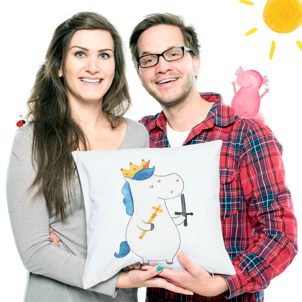 Cushion unicorn king with sword bedroom, 40 x 40, Pillow, cushion, pillow case, pillows, sofa, soft, settee, couch, pad, 40x40, bed, fluffy, unicorn, unicorns, Chancellor, present boy, Unicorn, King, Emperor, sword, gift boyfriend, Crown, Ruler, President, Princess, Prosecco
