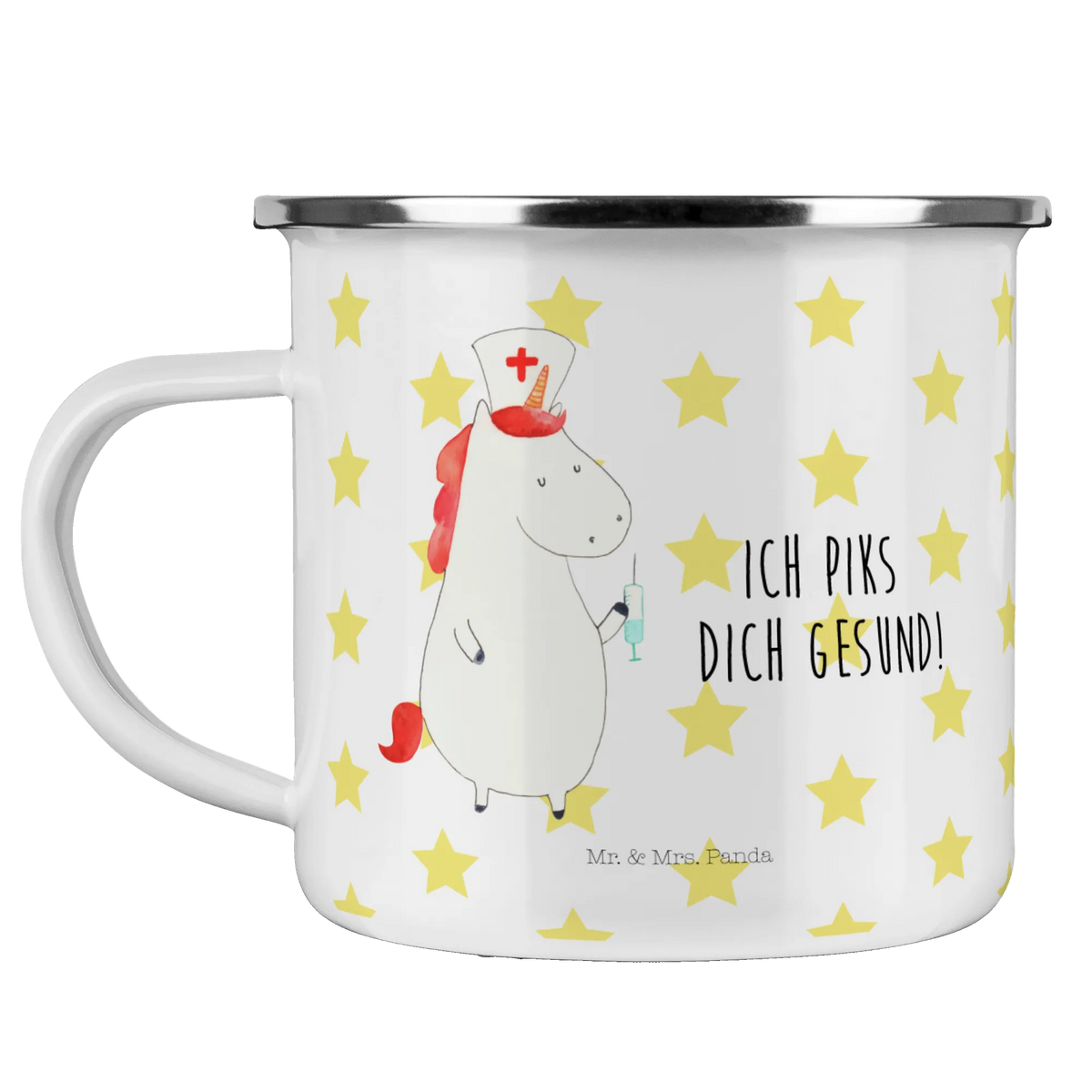 Camping Emaille Tasse Einhorn Krankenschwester outdoortasse, Haferl, Emaille Tasse, Outdoor Tasse, Emaille Becher, Emailletasse, Tasse Emaille, Blechtasse, Motivtasse, wandertasse, blechbecher, metallbecher, Outdoor Becher, Teetasse, reisetasse, becher emaille, emaillebecher, Teebecher, Reisebecher, Campingbecher, Campingtasse, Pott, wanderbecher, Kaffeepott, Unicorn, Einhorn, Einhörner, Einhorn Deko, Krankenpflegerin, Ärztin Geschenk, Krankenpfleger Geschenk, Krankenschwester Dankeschön, Krankenhaus, Krankenschwester Geschenk