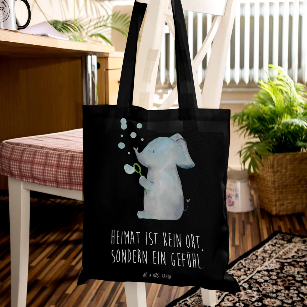 Tote bag elephant soap bubbles bag, cotton bag, cloth bag, shopping bag, shoulder bag, Carrier bag, jute bag, shopper, pouch, small animals, cute, funny, cute animal motives, hand drawn, small world, funny sayings, good mood, happy, gifts, gift ideas, special gifts, animal lover, card, soap bubbles, love, feeling. Home, Elephant, home, proof of love, elephants, proboscidean, love saying, pachyderm