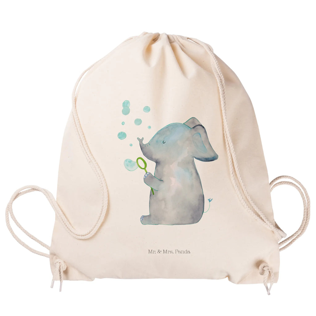 Drawstring bag elephant soap bubbles gym bag, sports bag, jute bag, hipster, bag, carrier bag, small animals, cute, funny, cute animal motives, hand drawn, small world, funny sayings, good mood, happy, gifts, gift ideas, special gifts, animal lover, card, Elephant, love, pachyderm, love saying, proboscidean, soap bubbles, elephants, feeling. Home, home, proof of love