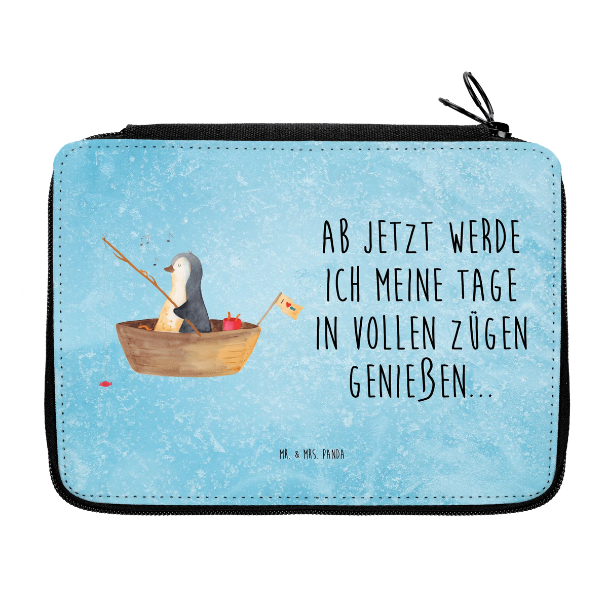Federmappe Pinguin Angelboot Schreibmappe, Farbstiftetui, Mäppchen, Malmappe, Kinder Federmappe, Federtasche, Buntstiftmäppchen, Stifteetui, Stiftemappe, Etui für Stifte, reiseetui, Federmäppchen, Schreibetui, Schulmäppchen, Bleistiftetui, Stiftetasche, Schlampermäppchen, Schuletui, Buntstiftetui, Bleistift Etui, Federpenal, Zeichenetui, Etui, Federmappe Set, Schlamper, Schüleretui, Stiftebeutel, schulmäppchen set, Stifte Etui, Federmappe, Pinguin, Neustart, Motivation, Angelboot, Genießen, Boot, Lebenslust, Pinguine, Neuanfang, Leben, Angeln, Geschenkidee Liebeskummer, Scheidung, Trennung