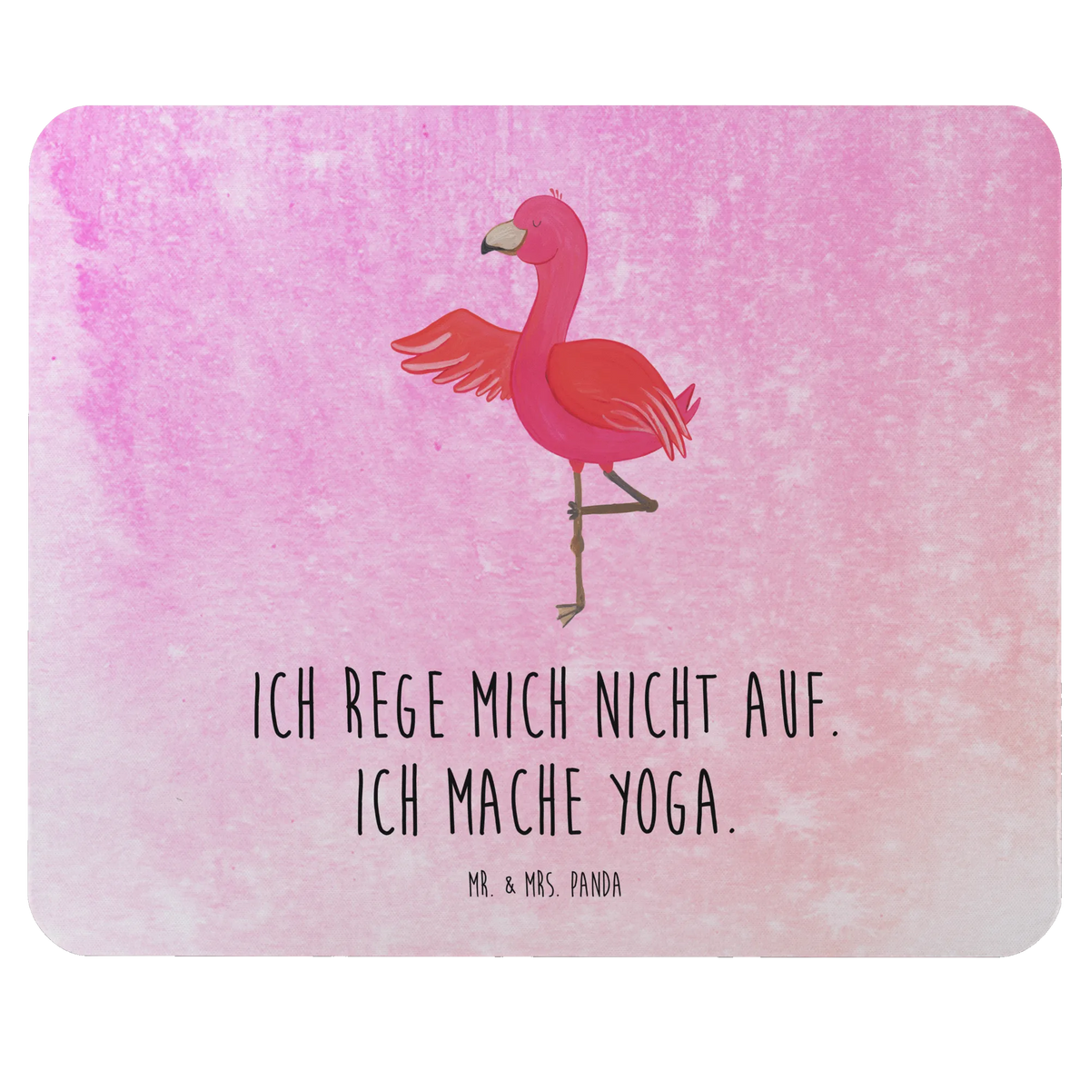 Mouse mat flamingo yoga funny sayings, gift pink, flamingo decoration, red, Caribbean feeling, bird of paradise, pink bird, small gifts, gifts, girls gifts, children, pink gifts, unusual gifts in pink, vacation, gift idea, flamingo fans, adults, bird, relaxation, yoga exercise, anger, deep relaxation, mindfulness, agitation