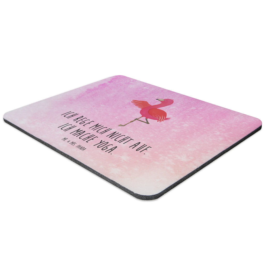 Podkładka pod mysz Flamingo joga Mauspad, Einzigartiges Mauspad, Computer zubehör, Mousepad, Arbeitszimmer, Mausunterlage, Büroausstattung, Mauspad Büro, PC Zubehör, Designer Mauspad, Flamingo, Yoga-Übung, Entspannung, Vogel, Achtsamkeit, Aufregen, Yoga, Tiefenentspannung, Namaste, Ärger