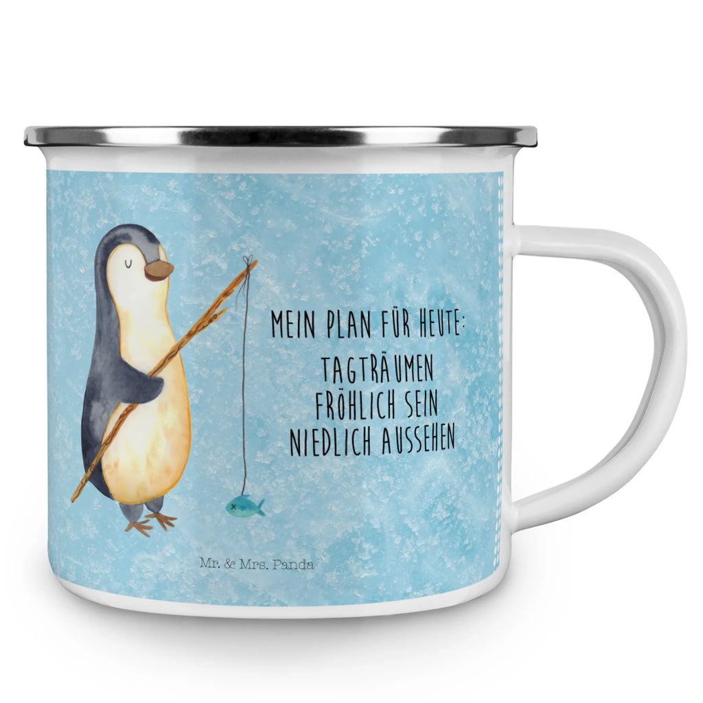 Enamel camping mug Penguin angler metal camping mug, tin coffee cup, campfire mug, travel mug, adventure mug, hiking mug, metal cup, enamel camping cup, outdoor cup, backpacking mug, camping mug, stainless steel drinking cup, bushcraft mug, lightweight camping mug, camp coffee mug, camping metal cup, steel mug for camping, camper mug, enamel mug, enamel drinking mug, Penguin, North Pole, Winter, Penguins, gift idea, hobby, gift, fishing, penguins, daily schedule, vacation, daydreams, plan, new start, friends, planner, weekend, motivation, penguin, angler