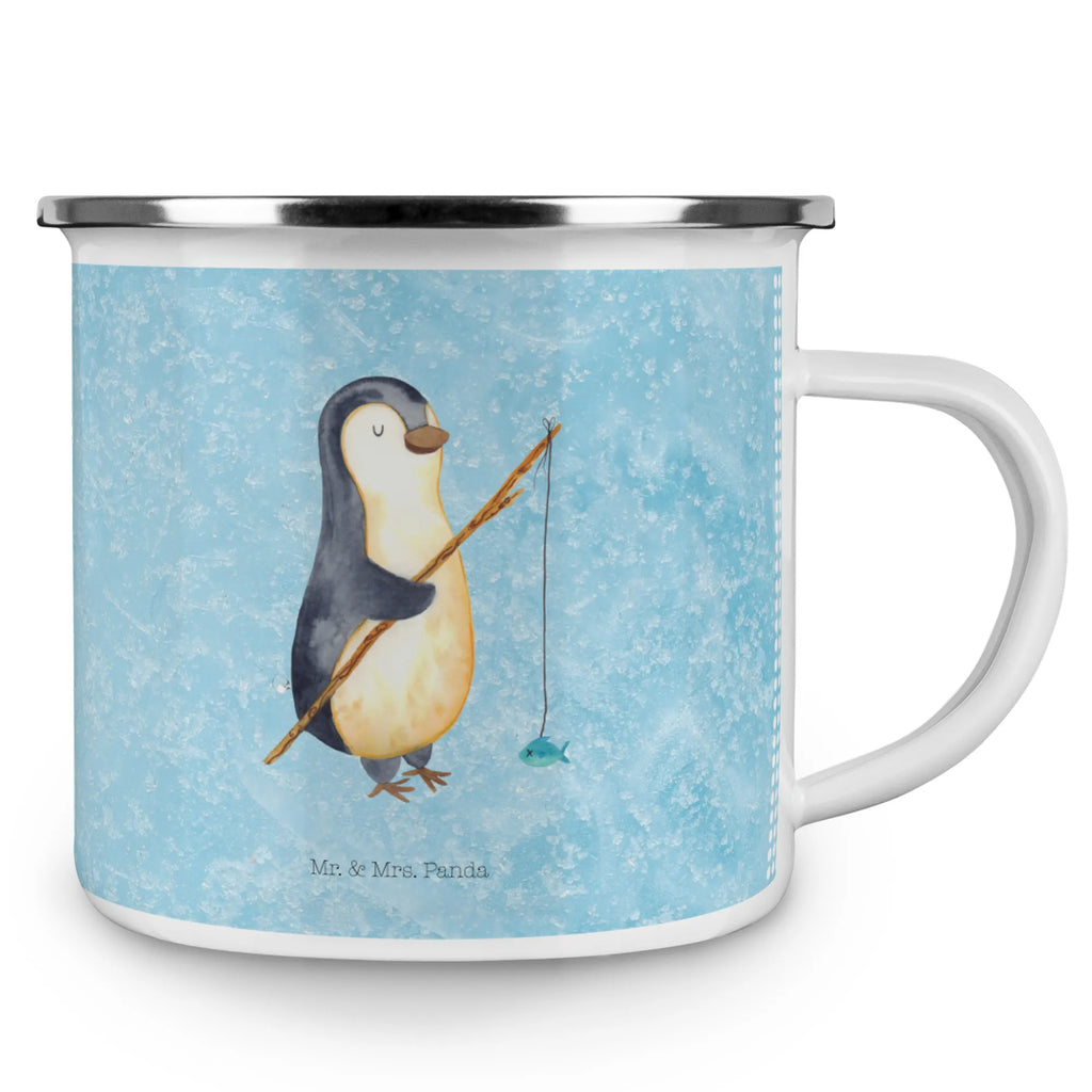 Enamel camping mug Penguin angler metal camping mug, tin coffee cup, campfire mug, travel mug, adventure mug, hiking mug, metal cup, enamel camping cup, outdoor cup, backpacking mug, camping mug, stainless steel drinking cup, bushcraft mug, lightweight camping mug, camp coffee mug, camping metal cup, steel mug for camping, camper mug, enamel mug, enamel drinking mug, Penguin, North Pole, Winter, Penguins, gift idea, hobby, gift, fishing, penguins, daily schedule, vacation, daydreams, plan, new start, friends, planner, weekend, motivation, penguin, angler