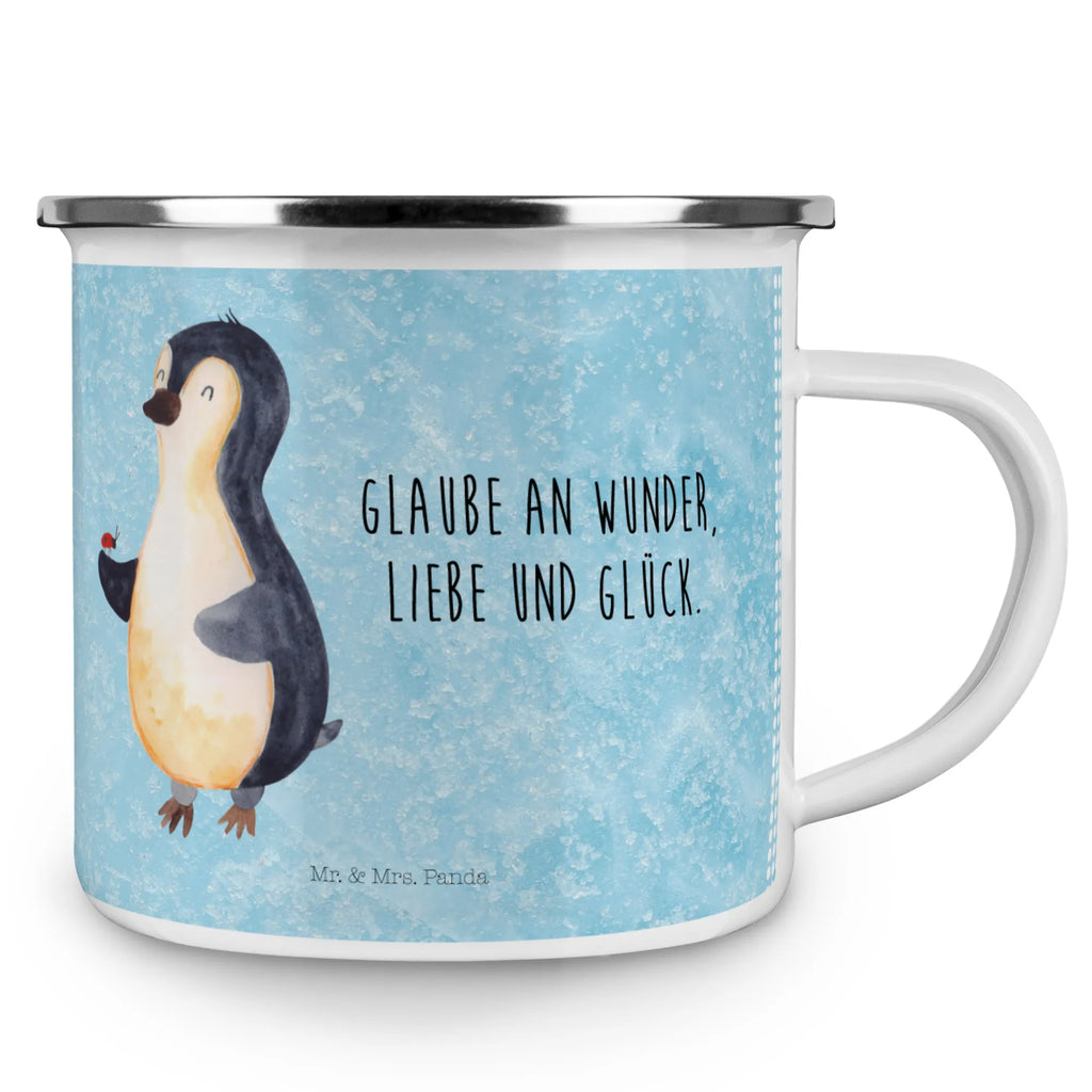 Enamel camping mug Penguin ladybug Kaffeebecher, blechbecher, Emaille Tasse, Tasse, Teebecher, reisetasse, Reisebecher, Kaffeetasse, wandertasse, Campingtasse, Emaille Becher, Teetasse, metallbecher, becher emaille, Becher, Blechtasse, Emailletasse, Metalltasse, Campingbecher, Tasse Emaille, Trinkbecher, Pott, emaillebecher, wanderbecher, Pinguin, Lebensfreude, Wunder, Pinguine, Glück, Liebe, Freude, Marienkäfer