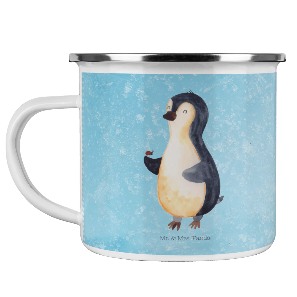 Enamel camping mug Penguin ladybug Kaffeebecher, blechbecher, Emaille Tasse, Tasse, Teebecher, reisetasse, Reisebecher, Kaffeetasse, wandertasse, Campingtasse, Emaille Becher, Teetasse, metallbecher, becher emaille, Becher, Blechtasse, Emailletasse, Metalltasse, Campingbecher, Tasse Emaille, Trinkbecher, Pott, emaillebecher, wanderbecher, Pinguin, Lebensfreude, Wunder, Pinguine, Glück, Liebe, Freude, Marienkäfer