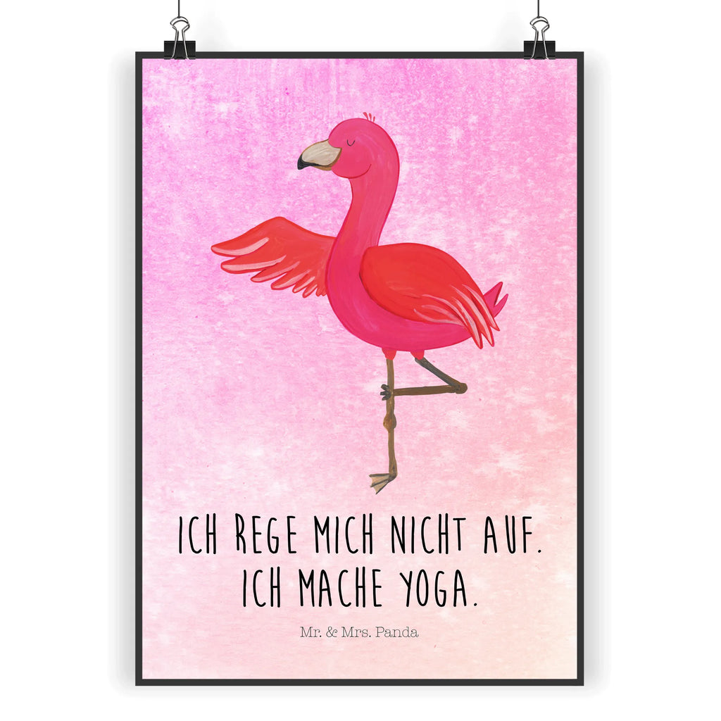 Poster flamingo yoga wanddeko, Bild für Wand, drucke, grafikposter, Wanddekoration, Wandposter, Designposter, Wandschmuck, Mr. & Mrs. Panda Poster, Posterdruck, kunstposter, Wanddeko Bild, kunst für die wand, Deko Bild, Wandbild, wandkunst, wanddruck, Bild, kunstdruck poster, Plakat, Poster, Kunstdruck, Flamingo, Yoga, Ärger, Namaste, Achtsamkeit, Tiefenentspannung, Aufregen, Entspannung, Yoga-Übung, Vogel