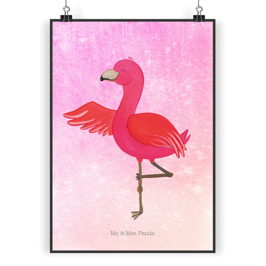 Poster flamingo yoga wanddeko, Bild für Wand, drucke, grafikposter, Wanddekoration, Wandposter, Designposter, Wandschmuck, Mr. & Mrs. Panda Poster, Posterdruck, kunstposter, Wanddeko Bild, kunst für die wand, Deko Bild, Wandbild, wandkunst, wanddruck, Bild, kunstdruck poster, Plakat, Poster, Kunstdruck, Flamingo, Yoga, Ärger, Namaste, Achtsamkeit, Tiefenentspannung, Aufregen, Entspannung, Yoga-Übung, Vogel