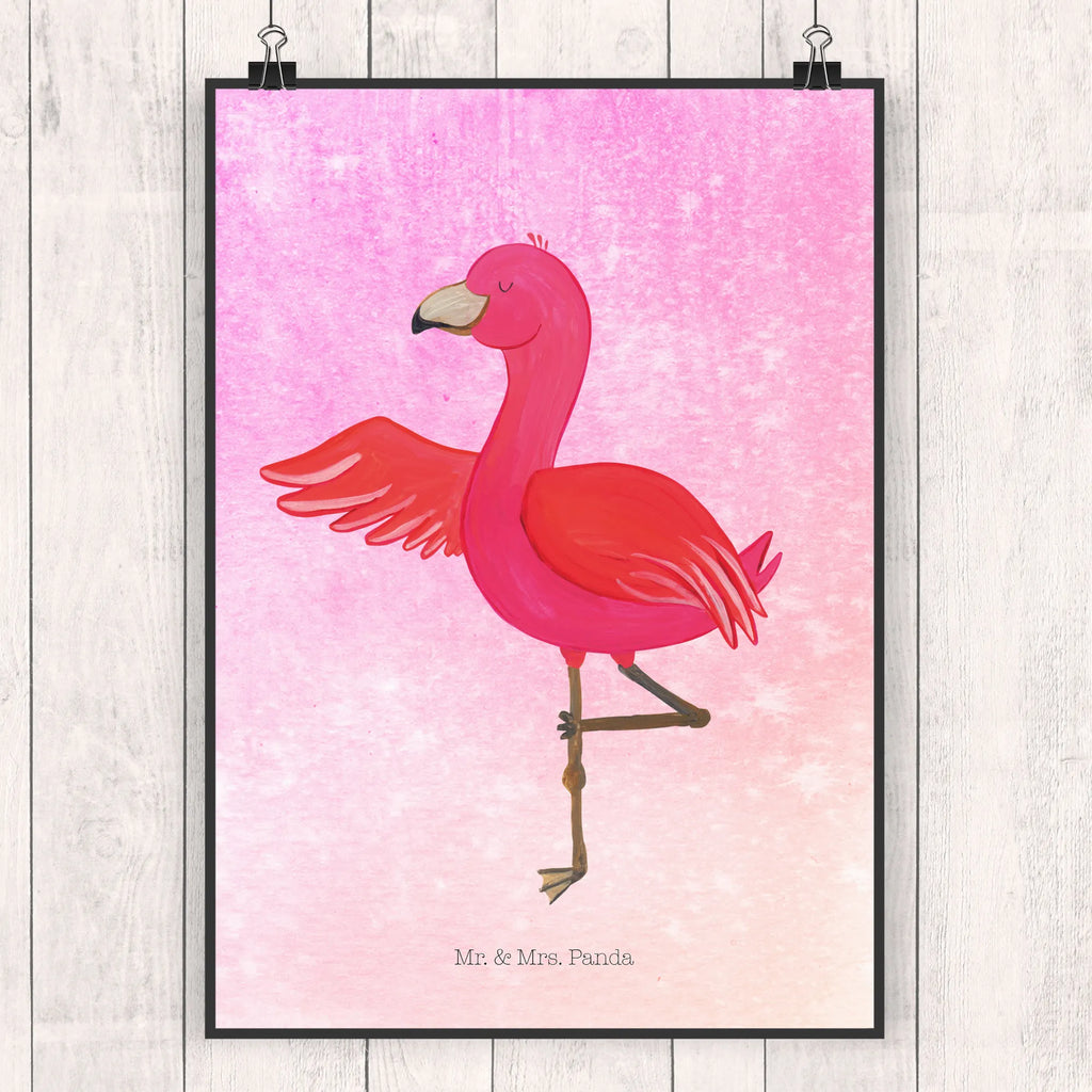 Poster flamingo yoga wanddeko, Bild für Wand, drucke, grafikposter, Wanddekoration, Wandposter, Designposter, Wandschmuck, Mr. & Mrs. Panda Poster, Posterdruck, kunstposter, Wanddeko Bild, kunst für die wand, Deko Bild, Wandbild, wandkunst, wanddruck, Bild, kunstdruck poster, Plakat, Poster, Kunstdruck, Flamingo, Yoga, Ärger, Namaste, Achtsamkeit, Tiefenentspannung, Aufregen, Entspannung, Yoga-Übung, Vogel