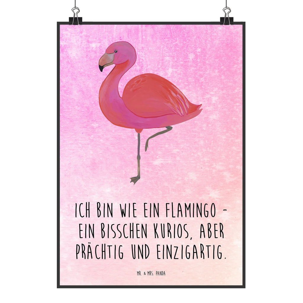 Poster flamingo Classic Wanddekoration, Mr. & Mrs. Panda Poster, Handgemaltes Poster, Poster, Wandposter, Küchenposter, Posterdruck, Bild, Kunstdruck, Designposter, Wanddeko, Raumdekoration, Kinderposter, Wanddeko Bild, Flamingo, Freundinnen, Einzigartig, Freundin, Außenseiter, Tochter, Selbstliebe, ich, Sohn, Stolz, Spruch, Geschwister, für mich