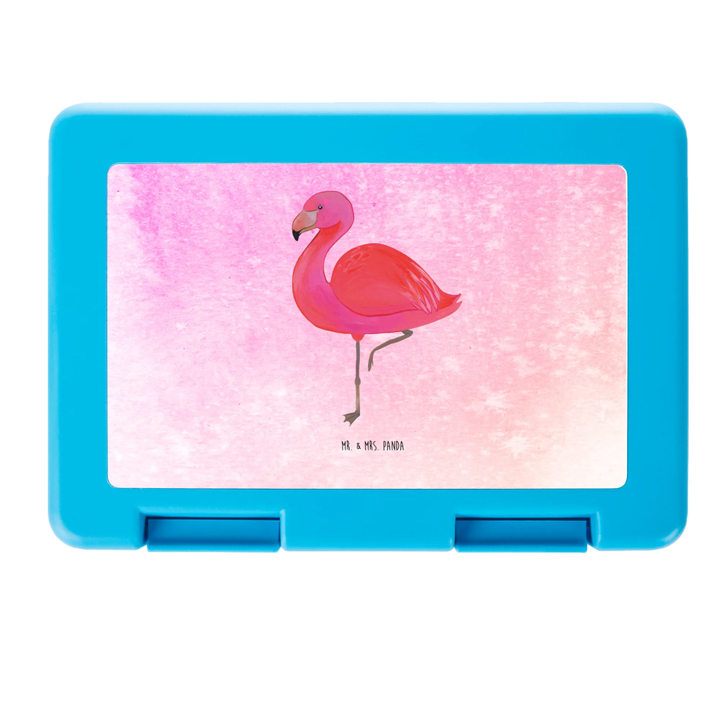 Pudełko na kanapki Flamingo Klasyczny Brotbox, Snackbox, Lunch box, Butterbrotdose, Brotzeitbox, Flamingo, Einzigartig, Selbstliebe, Stolz, ich, für mich, Spruch, Freundin, Freundinnen, Außenseiter, Sohn, Tochter, Geschwister