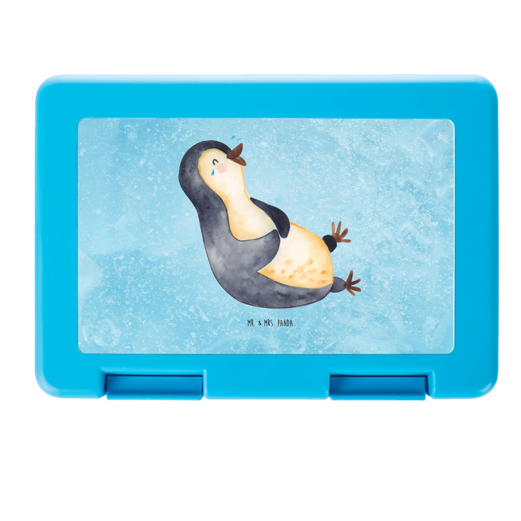 Pudełko na kanapki pingwin Śmiech Brotbox, Snackbox, Lunch box, Butterbrotdose, Brotzeitbox, Pinguin, Pinguine, lustiger Spruch, Optimismus, Fröhlich, Lachen, Humor, Fröhlichkeit
