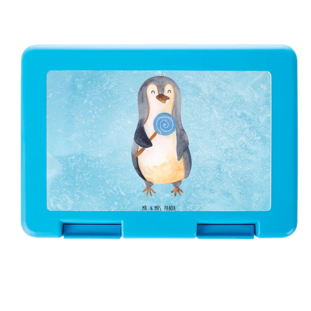 Pudełko na kanapki pingwin lizak Brotbox, Snackbox, Lunch box, Butterbrotdose, Brotzeitbox, Pinguin, Pinguine, Lolli, Süßigkeiten, Blödsinn, Spruch, Rebell, Gauner, Ganove, Rabauke