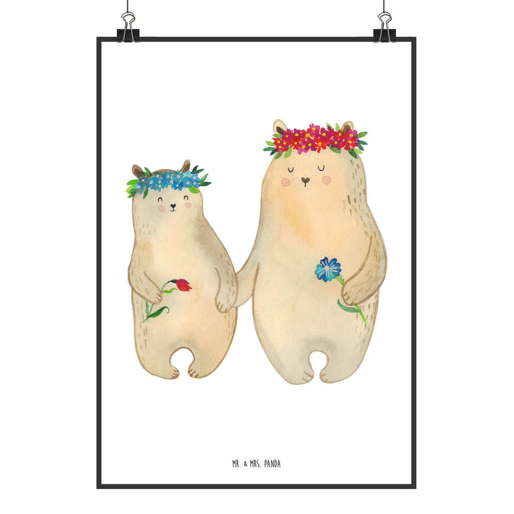 Plakat Niedźwiedzie z wianuszkiem grafikposter, Plakat, Mr. & Mrs. Panda Poster, Designposter, wanddruck, Posterdruck, Bild, Wandschmuck, Deko Bild, Kunstdruck, kunst für die wand, Bild für Wand, wandkunst, Wanddekoration, Wanddeko Bild, Wandbild, kunstdruck poster, kunstposter, Poster, Wandposter, drucke, wanddeko, Vatertag, Familie, Oma, Bruder, Papa, Mama, Schwester, Opa, Muttertag, Bär, Family, Geschenk Mama. Muttertag, Kind, Mutti, Töchter, Beste Mutter, Vorbild, Bären, Mutter, Weltbeste Mama, Kinder, Lieblingsmama, Tochter, Lieblingsmensch, Mami