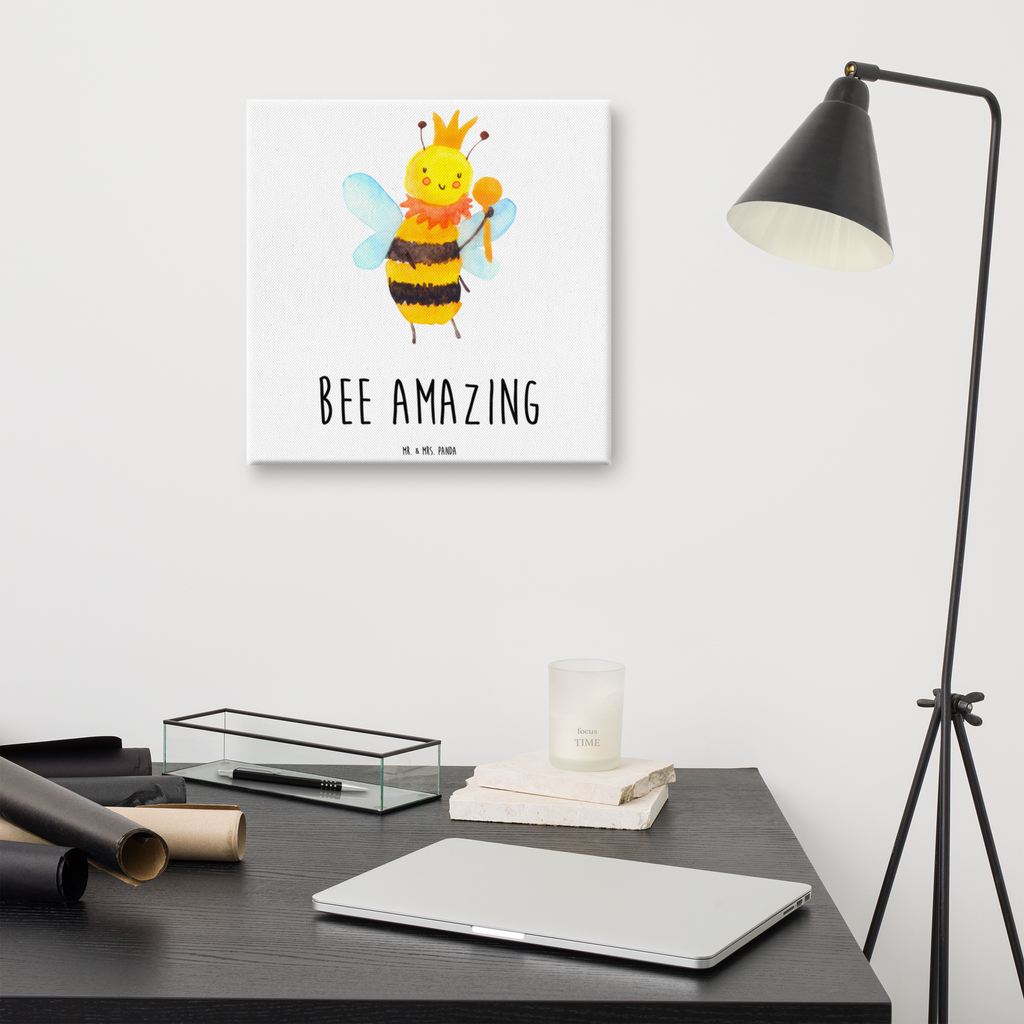 Leinwand Bild Biene König Leinwand, Bild, Kunstdruck, Wanddeko, Dekoration, Biene, Wespe, Hummel