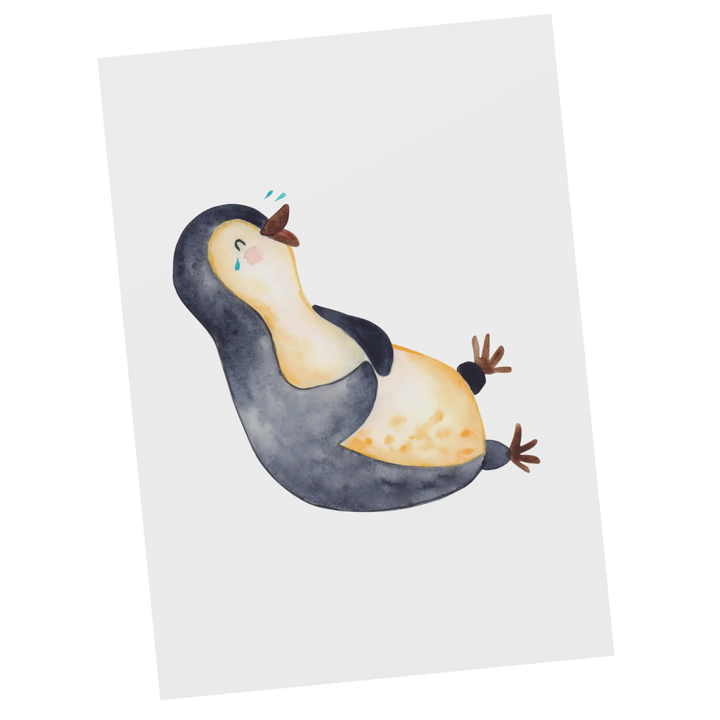 Postcard Penguin Laugh Penguins, North Pole