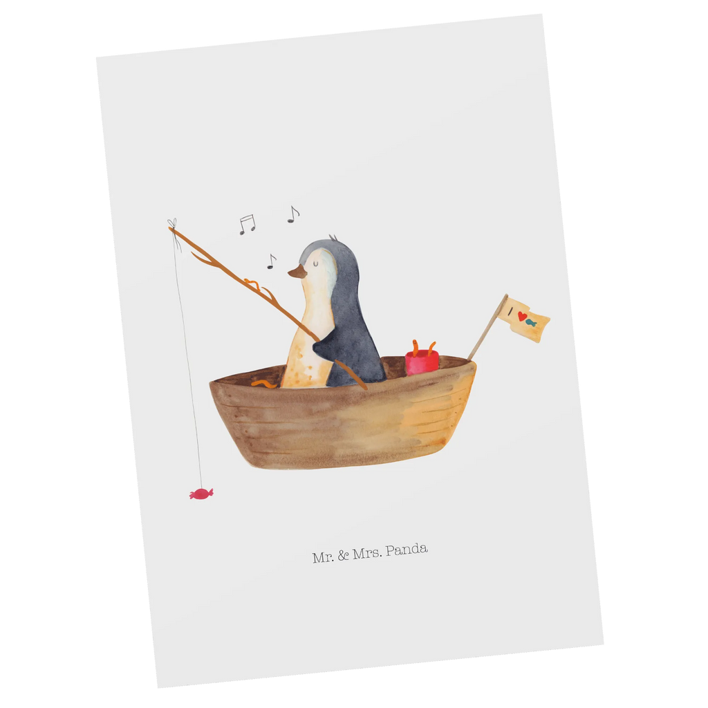 Postkarte Pinguin Angelboot Ansichtskarten, Fotokarte, Designkarte, spruchkarte, bildkarte, Kunstkarten, Grußkarte, Motivkarte, Postkarten, einzelkarte, Ansichtskarte, kunstkarte, Postkarte, Pinguin, Angelboot, Neustart, Lebenslust, Geschenkidee Liebeskummer, Motivation, Pinguine, Angeln, Genießen, Trennung, Scheidung, Neuanfang, Boot, Leben