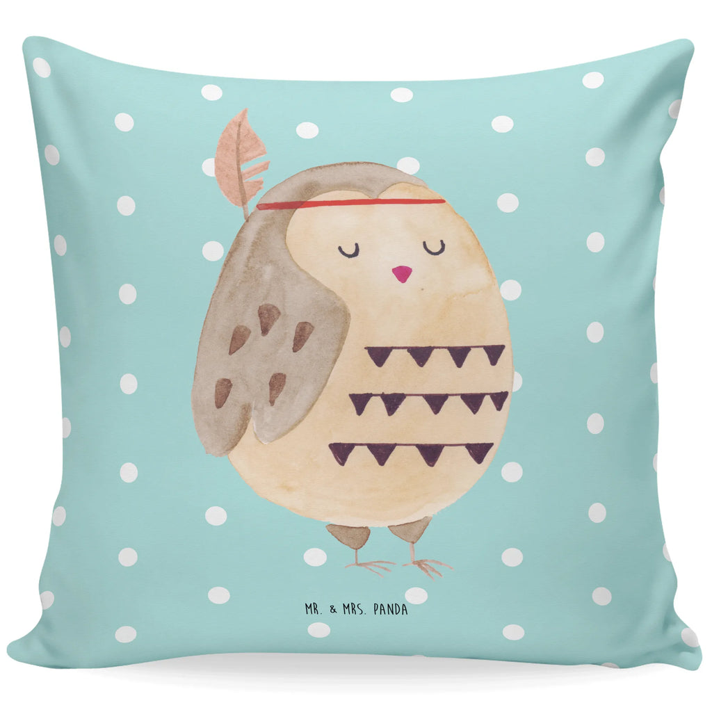 40x40 poduszka sowa Ozdoba z piór Sowa