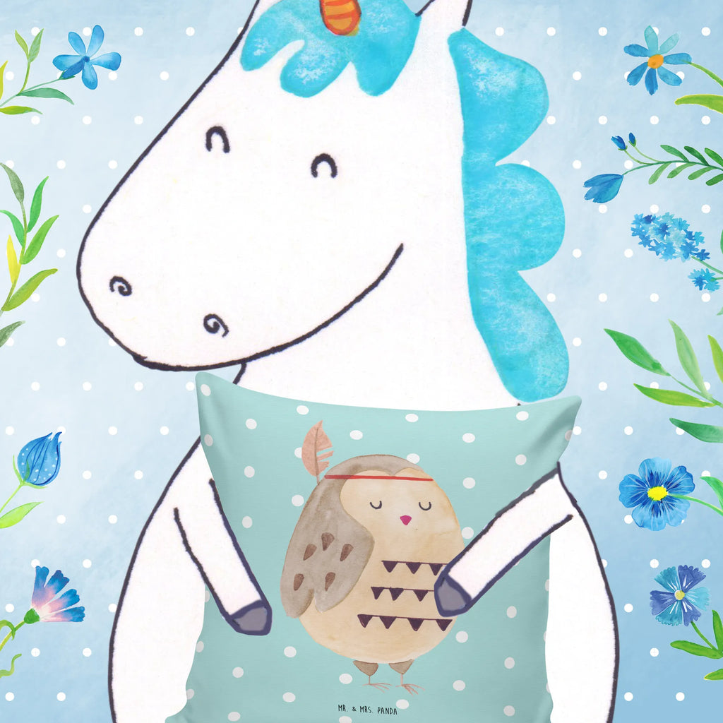 40x40 poduszka sowa Ozdoba z piór Sowa