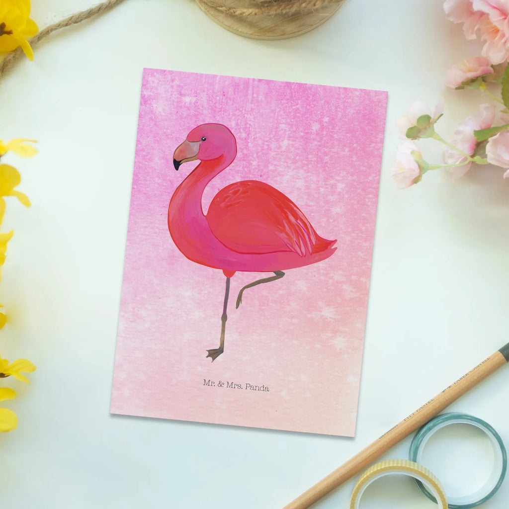 Postcard flamingo Classic gift card, paper, gift, letter, invitation card, card, postcards, Postcard, invitation, Flamingo, pink, pink bird, bird of paradise, red, flamingo decoration, gift pink, gifts, gift idea, children, adults, girls, flamingo fans, summer, vacation, sea, unusual gifts in pink, pink gifts, girls gifts, small gifts, Caribbean feeling, funny sayings, Son, for me, Saying, Me, Outsider, Girlfriend, Pride, Self-love, Girlfriends, Daughter, Unique, Siblings