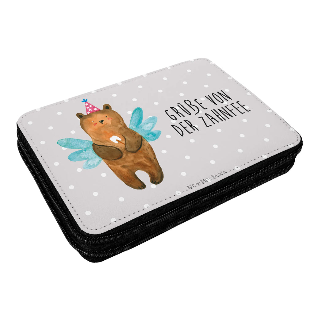 Federmappe Bär Zahnfee Bleistiftetui, Federtasche, Stiftetasche, Schüleretui, Federmäppchen, Farbstiftetui, Stiftebeutel, Schlampermäppchen, Mäppchen, Schuletui, Federmappe Set, Buntstiftmäppchen, Malmappe, Bleistift Etui, Buntstiftetui, Schreibetui, Zeichenetui, Schulmäppchen, Stiftemappe, Etui für Stifte, Stifteetui, Schreibmappe, Stifte Etui, Teddy, Bär, Teddybär, Fee, Milchzahn, Erster Zahn, Zahnfee