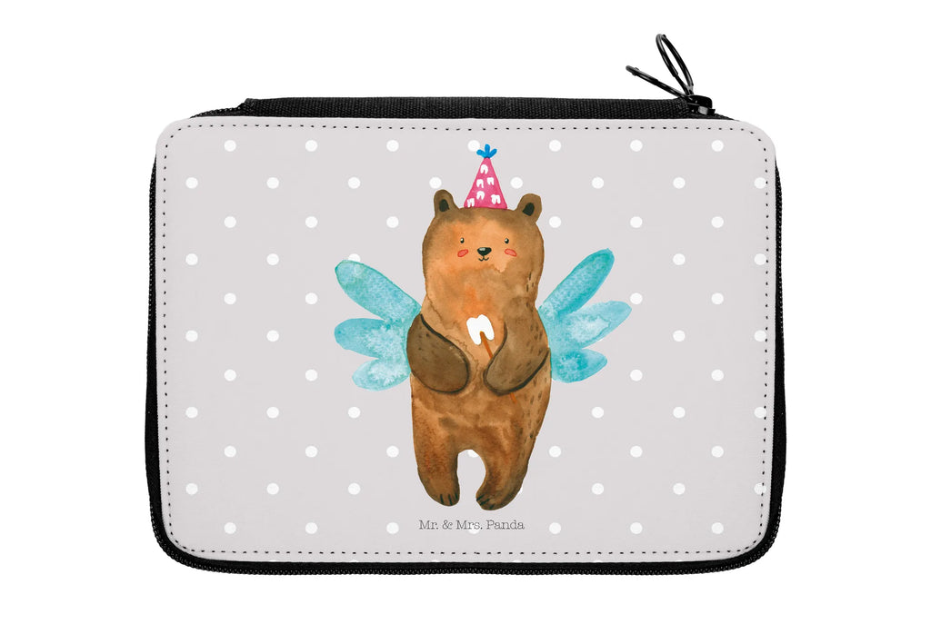 Federmappe Bär Zahnfee Bleistiftetui, Federtasche, Stiftetasche, Schüleretui, Federmäppchen, Farbstiftetui, Stiftebeutel, Schlampermäppchen, Mäppchen, Schuletui, Federmappe Set, Buntstiftmäppchen, Malmappe, Bleistift Etui, Buntstiftetui, Schreibetui, Zeichenetui, Schulmäppchen, Stiftemappe, Etui für Stifte, Stifteetui, Schreibmappe, Stifte Etui, Teddy, Bär, Teddybär, Fee, Milchzahn, Erster Zahn, Zahnfee