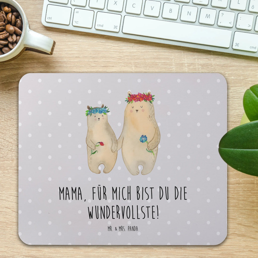 Mouse mat Bears with flower crown laptop mauspad, pc mauspad, laptop mousepad, Mausmatte, mausteppich, computer mousepad, computer mauspad, mousematte, mauspad pc, pc mousepad, Mousepad, mauspad laptop, computermatte, notebook mauspad, Mauspad, pc mausunterlage, Mausunterlage, Muttertag, Vatertag, Mama, Papa, Oma, Opa, Familie, Schwester, Bruder, Weltbeste Mama, Lieblingsmama, Tochter, Kind, Lieblingsmensch, Töchter, Vorbild, Bären, Kinder, Mutti, Mutter, Family, Mami, Beste Mutter, Bär, Geschenk Mama. Muttertag
