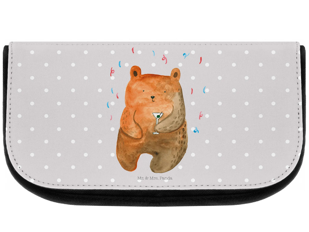 Kosmetiktasche Bär Party Beauty Bag, hygiene tasche, Toilettentasche, Waschtasche, Kosmetiktasche, Necessaire, Waschbeutel, bad tasche, reise kosmetiktasche, reiseschminktasche, Reisenecessaires, Kulturtasche, Schminkbeutel, Make-Up Bag, Schminktasche, Schminktäschchen, kulturtäschchen, Organizer Tasche, Kulturbeutel, toilettenbeutel, kosmetik beutel, Beautybag, zubehörtasche, kleines Täschchen, Teddy, Teddybär, Bär, Geschenk, Geburtstagsgeschenk, Party, Mitbringsel, Gute Laune, Geburtstag, Lustig, Abfeiern, Feiern