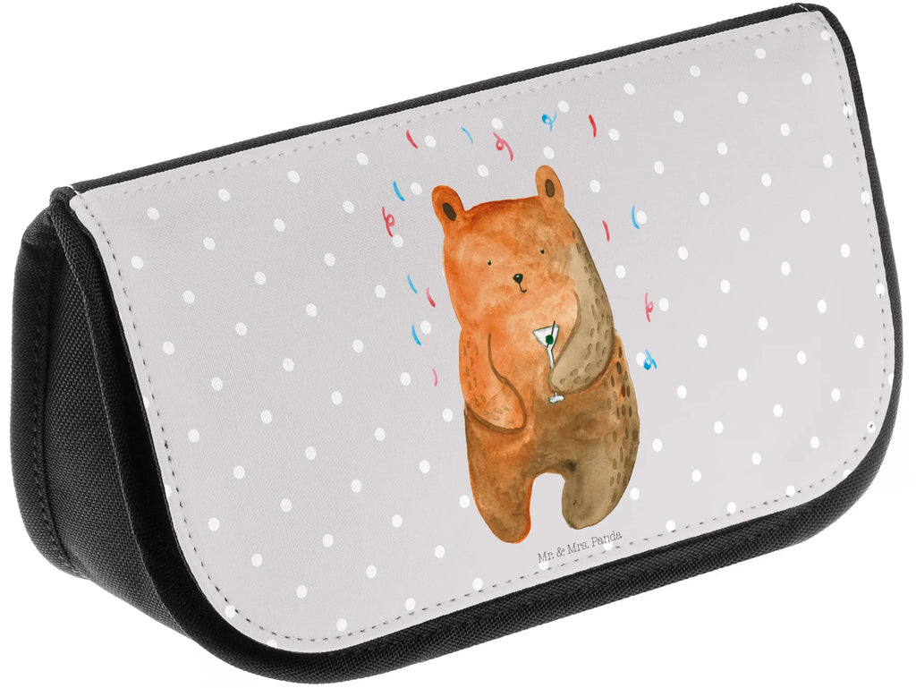 Kosmetiktasche Bär Party Beauty Bag, hygiene tasche, Toilettentasche, Waschtasche, Kosmetiktasche, Necessaire, Waschbeutel, bad tasche, reise kosmetiktasche, reiseschminktasche, Reisenecessaires, Kulturtasche, Schminkbeutel, Make-Up Bag, Schminktasche, Schminktäschchen, kulturtäschchen, Organizer Tasche, Kulturbeutel, toilettenbeutel, kosmetik beutel, Beautybag, zubehörtasche, kleines Täschchen, Teddy, Teddybär, Bär, Geschenk, Geburtstagsgeschenk, Party, Mitbringsel, Gute Laune, Geburtstag, Lustig, Abfeiern, Feiern