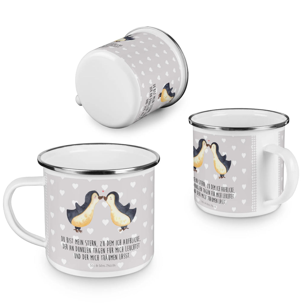 Enamel camping mug Penguins in love lightweight camping mug, steel mug for camping, stainless steel drinking cup, hiking mug, camper mug, bushcraft mug, enamel mug, enamel drinking mug, backpacking mug, metal camping mug, adventure mug, camping metal cup, tin coffee cup, outdoor cup, camping mug, travel mug, camp coffee mug, campfire mug, enamel camping cup, metal cup, Love, Loving, Two, Together, Marriage, Engagement, Proposal of marriage, Love gift, gift for her, gift for him, anniversary gift, gift friend, penguin love, anniversary, fiancée, wedding, love, love saying, Penguin, guest gift, couple. love couple, proof of love, gift girlfriend, gift idea, engagement, pair of penguins, penguins, fiancé, gift anniversary, wedding anniversary, pair