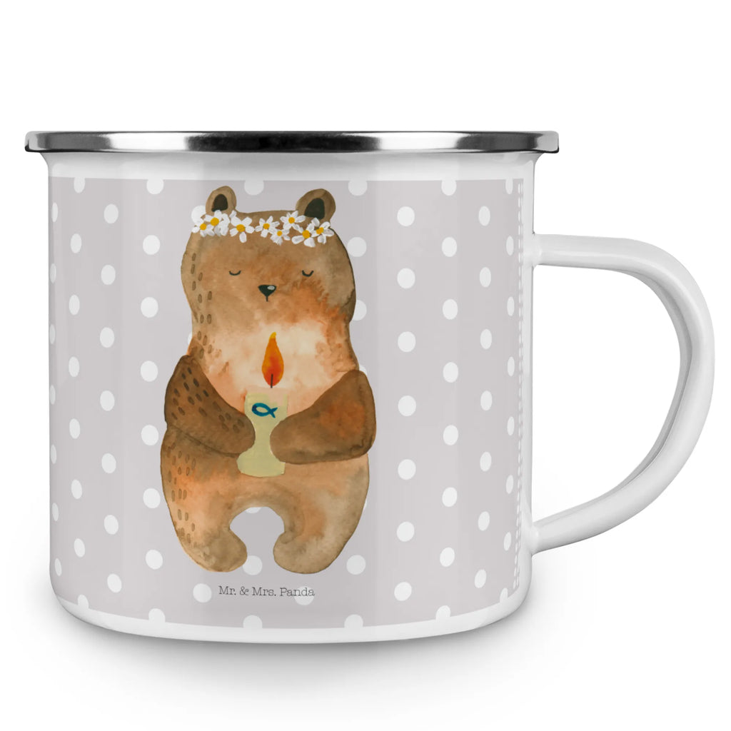 Enamel camping mug bear communion Teebecher, Emailletasse, Tasse, emaillebecher, Trinkbecher, Metalltasse, becher emaille, Pott, metallbecher, Becher, Kaffeetasse, blechbecher, Tasse Emaille, Emaille Tasse, Campingtasse, Teetasse, Kaffeebecher, Emaille Becher, Reisebecher, wandertasse, wanderbecher, Campingbecher, reisetasse, Blechtasse, Teddy, Bär, Teddybär, Katholisch, Gottes Segen, Kommunion, Taufkerze