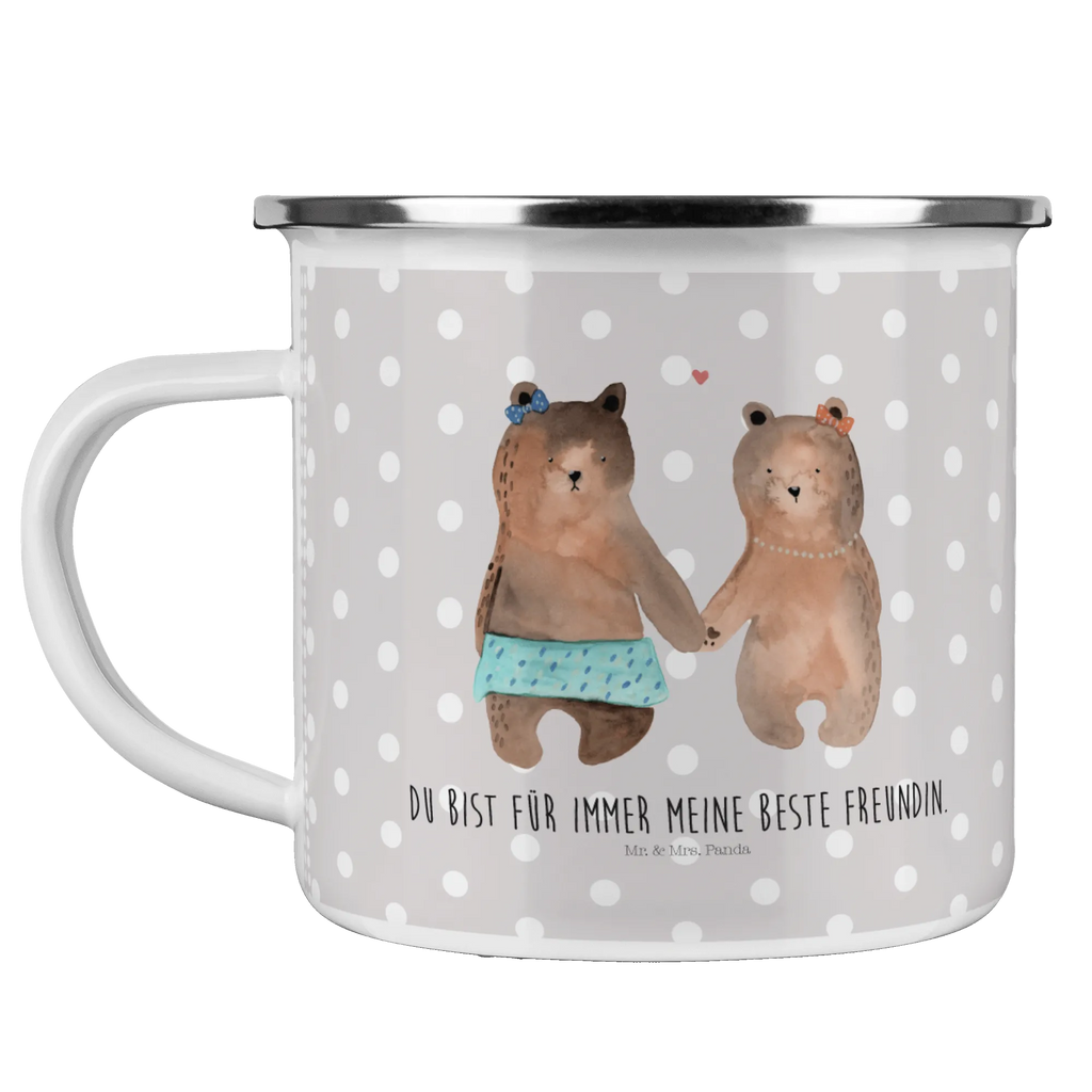 Camping Emaille Tasse Bär Freundin Kaffeetasse, reisetasse, becher emaille, wanderbecher, blechbecher, Teetasse, Pott, Reisebecher, Teebecher, Campingtasse, Metalltasse, metallbecher, Becher, wandertasse, Trinkbecher, Emailletasse, Campingbecher, Tasse, Emaille Becher, emaillebecher, Tasse Emaille, Blechtasse, Emaille Tasse, Kaffeebecher, Teddy, Bär, Teddybär, Bär Freundin Beste Freund Liebe Liebesbeweis Verliebt Kumpel Kumpeliene