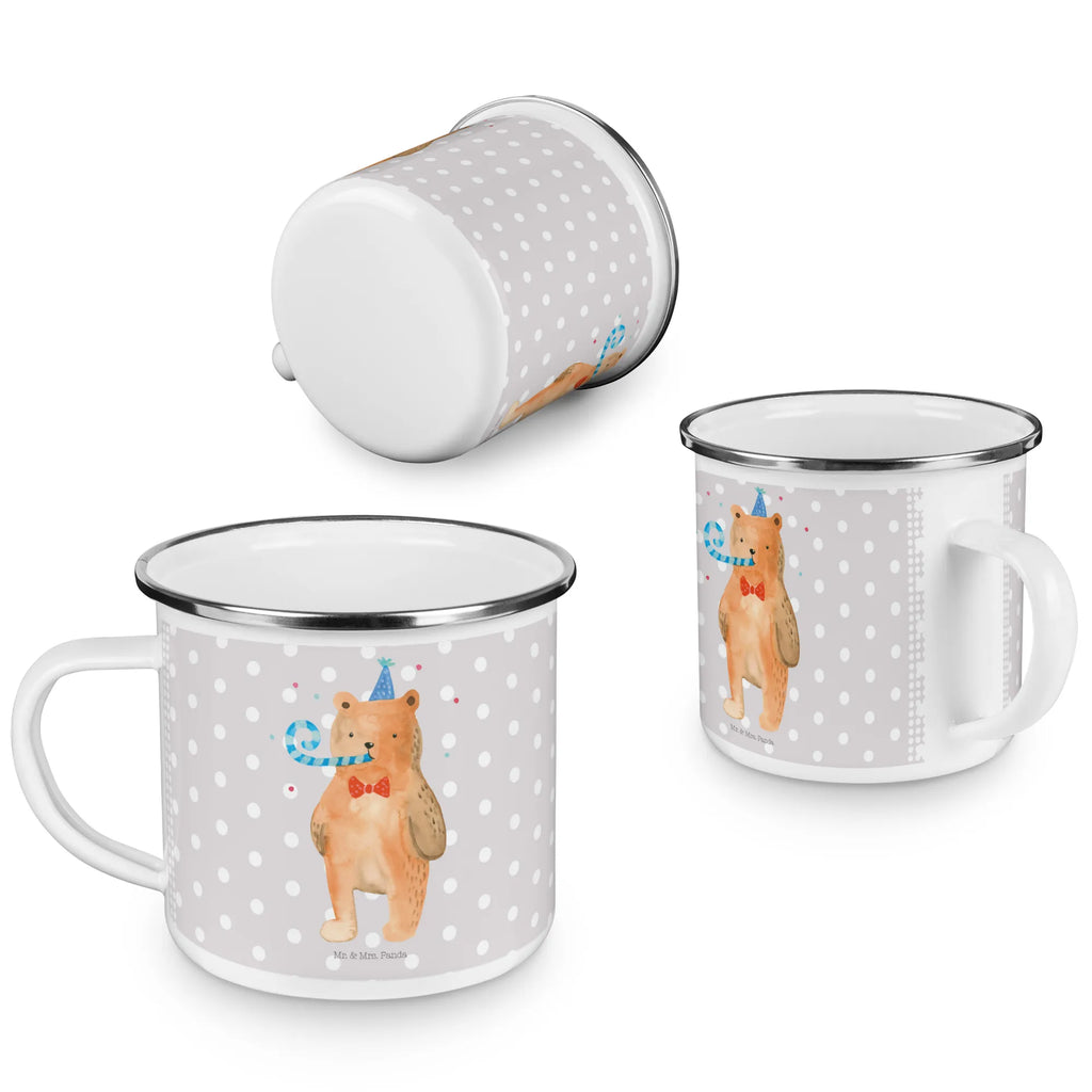 Enamel camping mug bear Birthday wandertasse, Tasse, metallbecher, Emaille Tasse, Reisebecher, Trinkbecher, wanderbecher, blechbecher, Metalltasse, emaillebecher, Teebecher, Blechtasse, Becher, Campingtasse, Campingbecher, Emaille Becher, Tasse Emaille, Teetasse, Kaffeebecher, Pott, Emailletasse, reisetasse, Kaffeetasse, becher emaille, Teddy, Bär, Teddybär, Happy Birthday, Glückwunsch, Geburtstag, Alles Gute