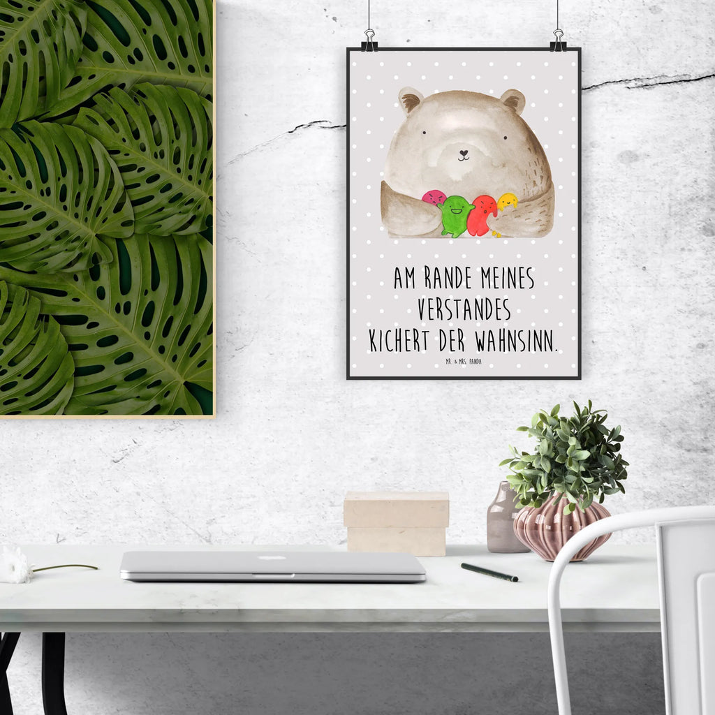 Poster bear Feeling Poster, wandkunst, Mr. & Mrs. Panda Poster, Wanddeko Bild, Designposter, Bild für Wand, grafikposter, Wandschmuck, Wandbild, kunstdruck poster, Kunstdruck, kunstposter, Deko Bild, wanddruck, Bild, kunst für die wand, Wandposter, drucke, Posterdruck, wanddeko, Wanddekoration, Plakat, Teddybär, Bär, Teddy, Durchgedreht, Verrückt, Wahnsinn
