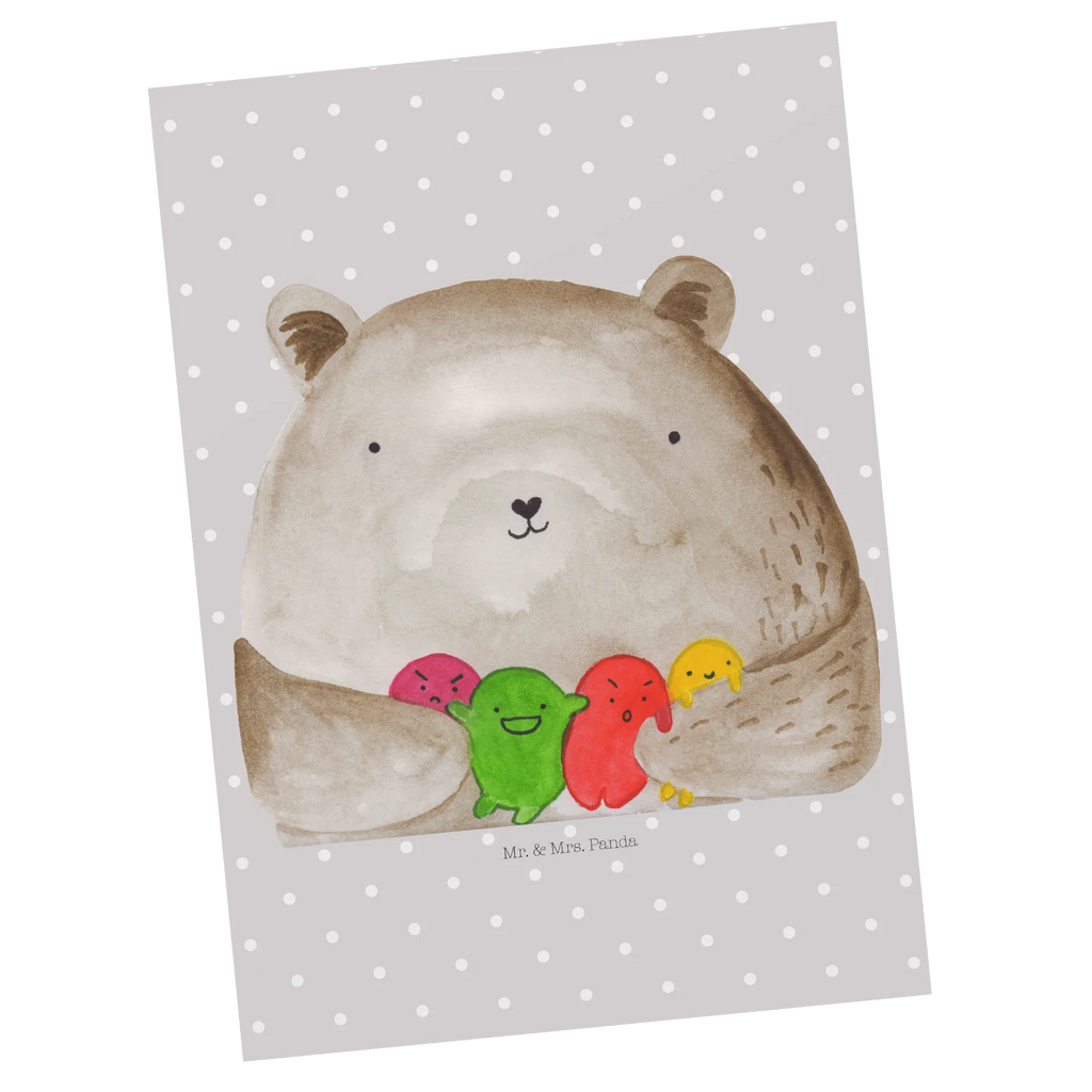 Postcard bear Feeling invitation, card, postcards, gift, letter, paper, gift card, Postcard, invitation card, bear, teddy, teddy bear, cuddly toy, Madness, Bear