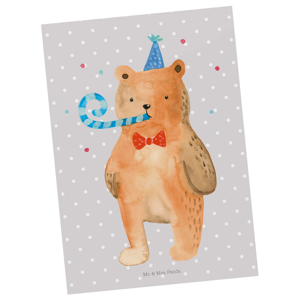 Postcard bear Birthday Einladung, Dankeskarte, Ansichtskarte, Geschenkkarte, Karte, Einladungskarten Geburtstag, Einladungskarte, Postkarte, Einladung Geburtstag, Grußkarte, Ansichtskarten, Geburtstagskarte, Bär, Teddy, Teddybär, Happy Birthday, Alles Gute, Glückwunsch, Geburtstag