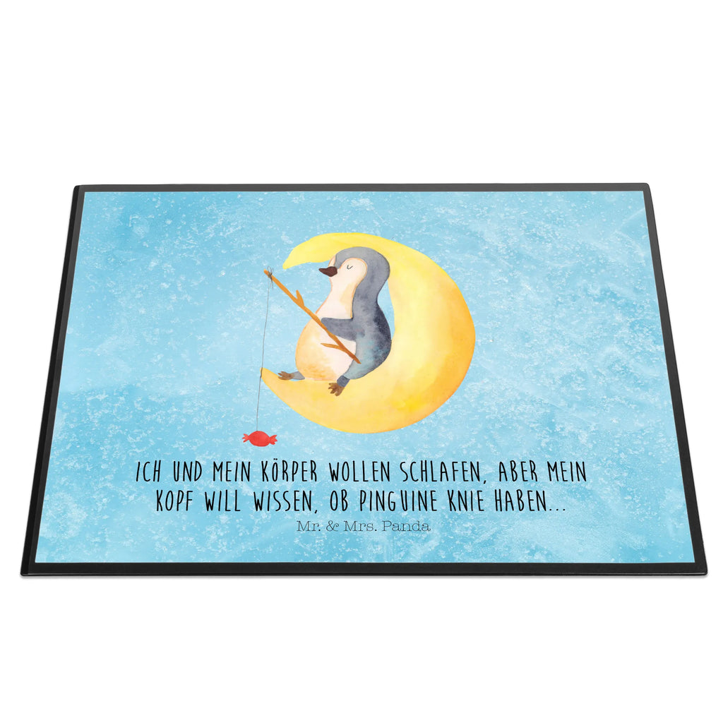 Schreibtischunterlage Pinguin Mond Schreibunterlage, Büroartikel, Schreibtischauflage, Schreibtischunterlage Groß, Schreibtisch Unterlagen, Schreibwaren, Bürobedarf, Pinguin, Nachtruhe, Pinguine, Einschlafen, Schlafstörungen, schlafen, Gästezimmer, Schlafzimmer, Spruch