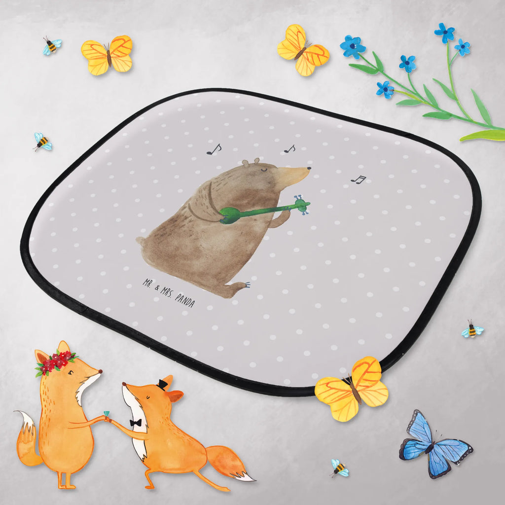 Osłona przeciwsłoneczna do samochodu niedźwiedź Gitara Niedźwiedź, Miś, Pluszowy miś