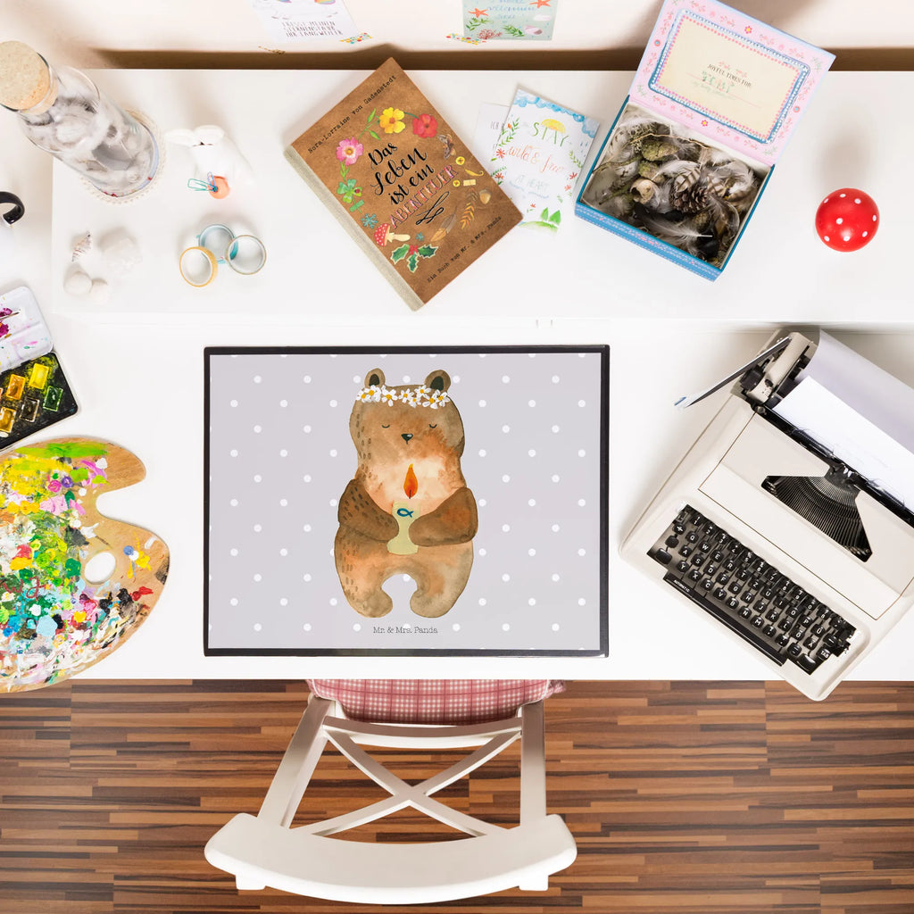 Schreibtischunterlage Bär Kommunion Tischunterlage, pultunterlage, arbeitsmatte, schreibmatte, Schreibtisch Unterlagen, schreibauflage, Schreibtischauflage, tischpad, Schreibunterlage, schreibtischmatte, schreibtischunterlage, schreibtischunterlagen, tischmatte, schreibtischauflagen, tischauflagen, arbeitsunterlage, tischauflage, Schreibtisch Matte, tischpads, tischmatten, schreibauflagen, Bär, Teddy, Teddybär, Katholisch, Kommunion, Taufkerze, Gottes Segen