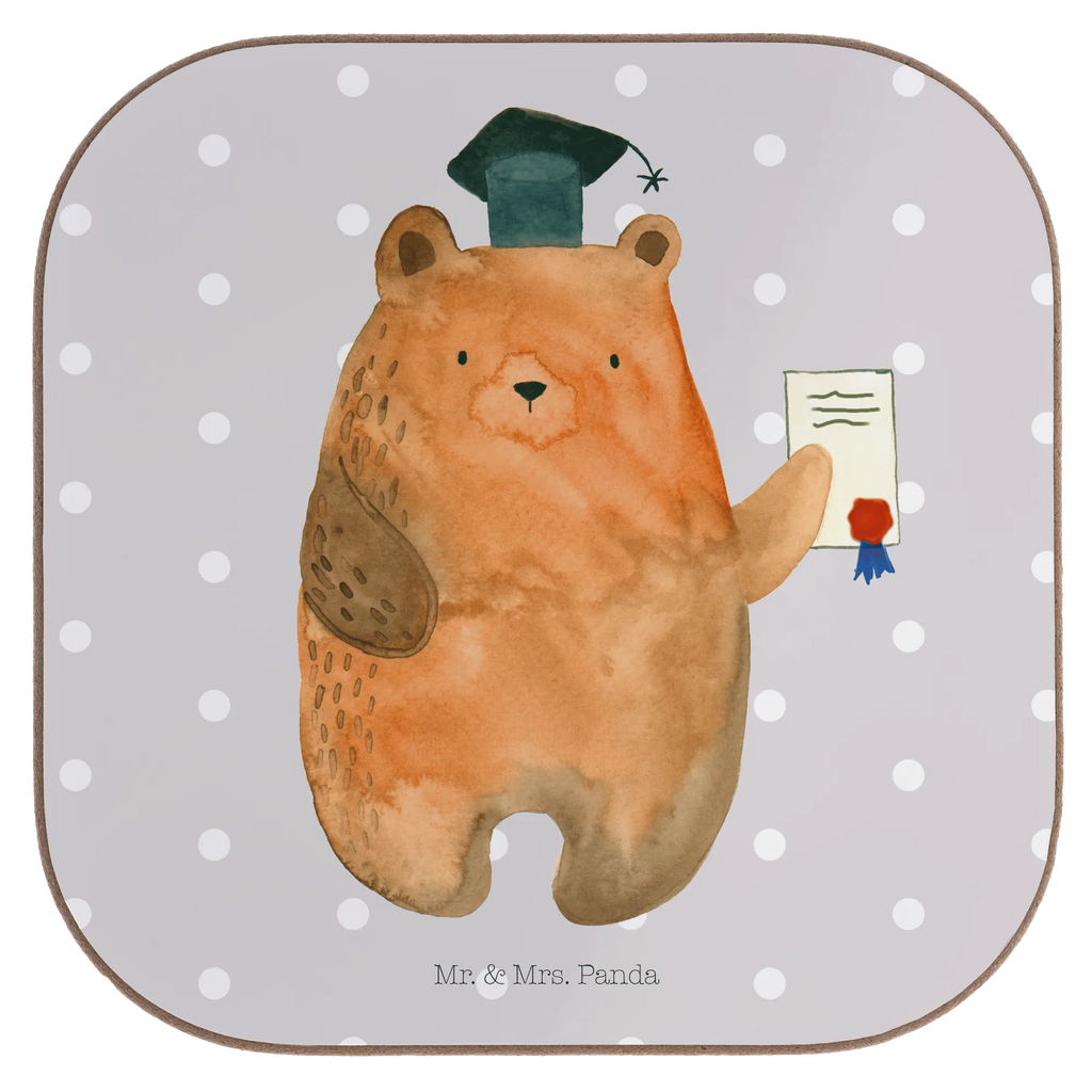 Square coaster bear Test Korkuntersetzer, Getränkeuntersetzer, Glasuntersetzer, Untersetzer aus Holz, Holzuntersetzer, Bierdeckel, Untersetzer Holz, Untersetzer Gläser, Untersetzer, Untersetzer Design, Untersetzer für Gläser, Tassen Untersetzer, Bär, Teddy, Teddybär, Prüfungen, Abschluss, Abitur, Zeugnis, Prüfung bestanden, Abschlusszeugnis