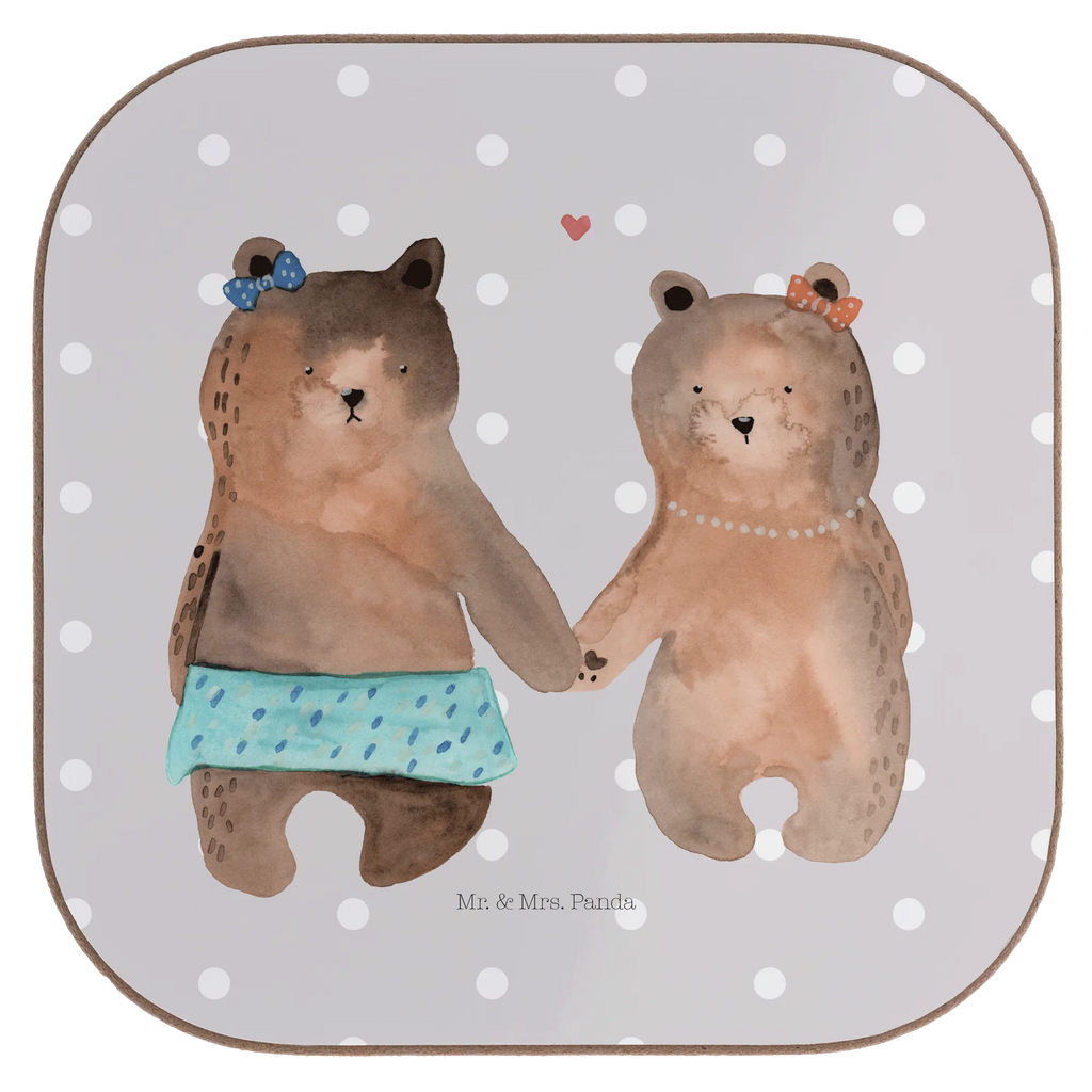 Square coaster bear Girlfriend Glasuntersetzer, Tassen Untersetzer, Untersetzer, Getränkeuntersetzer, Korkuntersetzer, Untersetzer Design, Untersetzer aus Holz, Bierdeckel, Holzuntersetzer, Untersetzer Holz, Untersetzer für Gläser, Untersetzer Gläser, Bär, Teddy, Teddybär, Bär Freundin Beste Freund Liebe Liebesbeweis Verliebt Kumpel Kumpeliene
