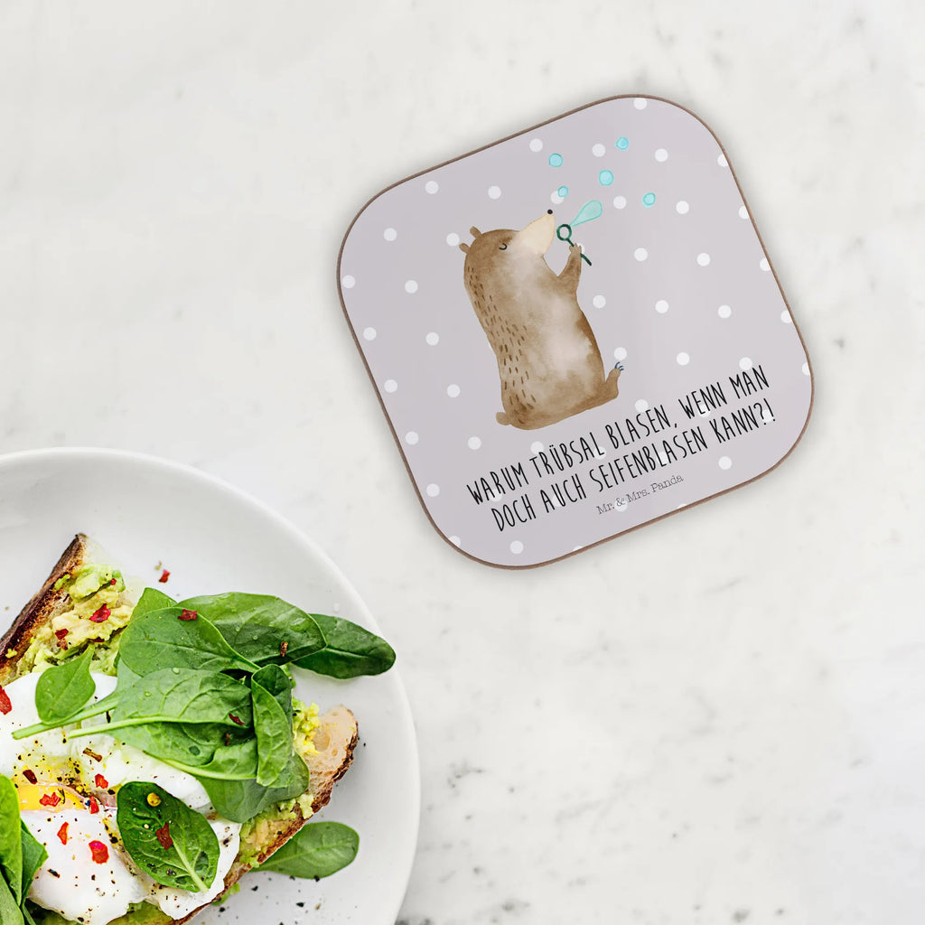 Square coaster bear soap bubbles Getränkeuntersetzer, Tassen Untersetzer, Untersetzer Design, Holzuntersetzer, Untersetzer aus Holz, Bierdeckel, Untersetzer für Gläser, Untersetzer Holz, Glasuntersetzer, Untersetzer Gläser, Untersetzer, Korkuntersetzer, Bär, Teddy, Teddybär, Seifenblasen Bär Lustig Sein Glücklich Traurig Happy