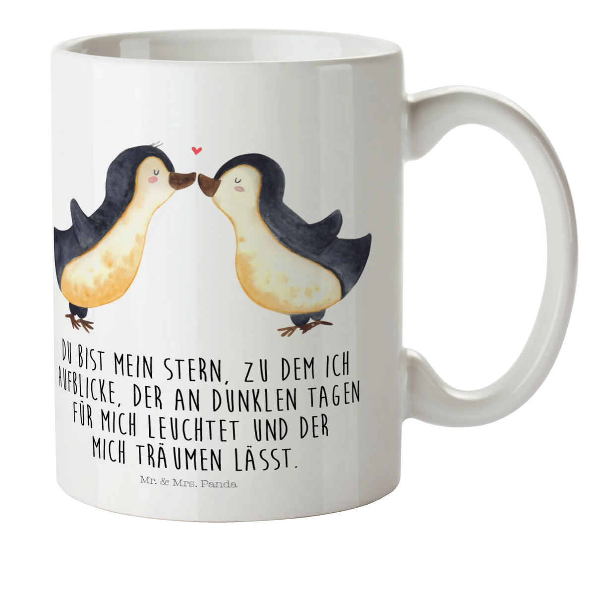 Child's mug Penguins in love