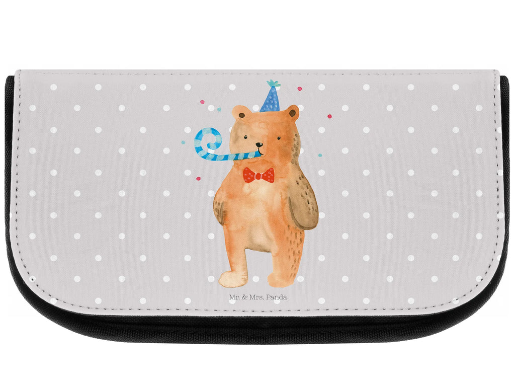 Kosmetiktasche Bär Geburtstag Schminktasche, Beautybag, Toilettentasche, Make-Up Bag, Waschtasche, reise kosmetiktasche, Waschbeutel, hygiene tasche, zubehörtasche, Schminktäschchen, Schminkbeutel, toilettenbeutel, Beauty Bag, Organizer Tasche, Necessaire, bad tasche, Kulturbeutel, reiseschminktasche, kosmetiktäschchen, Reisenecessaires, Kosmetiktasche, utensilientasche, kosmetik beutel, kleines Täschchen, kulturtäschchen, beauty tasche, Kulturtasche, beauty case, Bär, Teddy, Teddybär, Alles Gute, Happy Birthday, Geburtstag, Glückwunsch