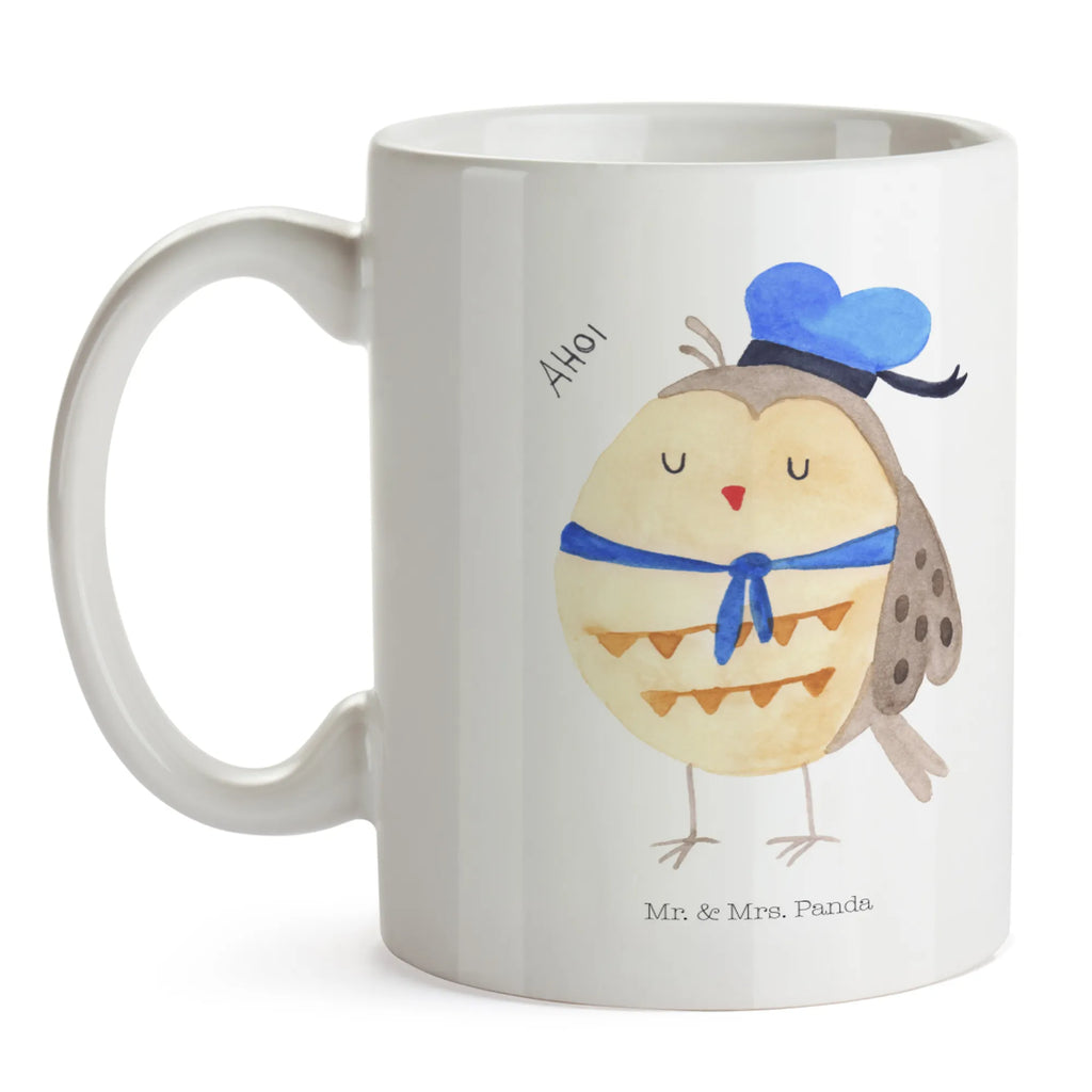 Tasse Eule Matrose Henkelbecher, Geschenktasse, Tasse mit Spruch, kaffeetasse bedruckt, Frühstückstasse, Pott, Mug, Sprüchetasse, Kakaotasse, Teetasse, milchkaffeetasse, Keramikbecher, Bürotasse, Tasse, Teepott, Bürobecher, hochwertige tasse, statement tasse, tasse für kaffee, Frühstücksbecher, Trinktasse, Tasse mit Motiv, Kaffeebecher, heißgetränkebecher, Kaffeetasse, kaffeebecher bedruckt, Dekotasse, Kaffeepott, kaffeebecher keramik, Teebecher, Trinkbecher, Bedruckte Tasse, schöne tasse, haferl, Designtasse, Henkeltasse, Coffee Mug, kaffeetasse keramik, design tasse, Motivtasse, Becher, Keramiktasse, tasse für büro, Eule, Owl, Hochzeitstag Geschenk, Wortspiel Lustig, Ehe, Matrose, Heimathafen, Seefahrer, Eule Deko, Eule Spruch, Freundin
