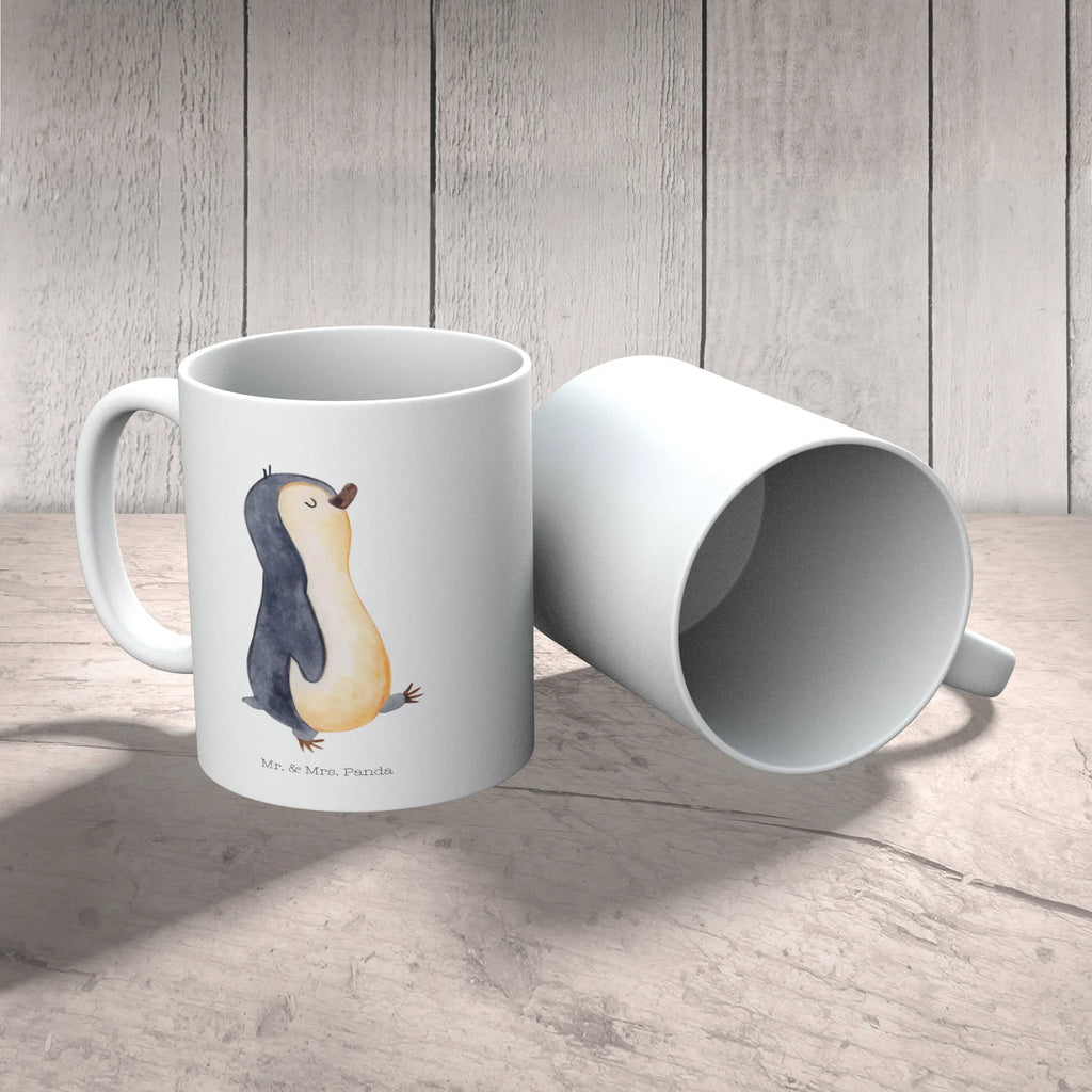 Kubek Pingwin maszerować Geschenktasse, Tasse, Tasse mit Motiven, Teetasse, Tasse mit Zitaten, Porzellantasse, Keramiktasse, Kaffeetasse, Bürotasse, Pinguin, Langschläfer, Schwester, Familie, Frühaufsteher, Pinguine, Bruder