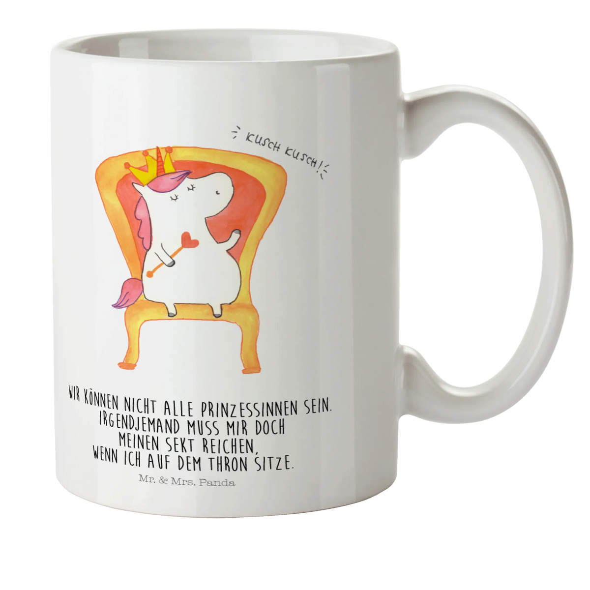 Kindertasse Einhorn König